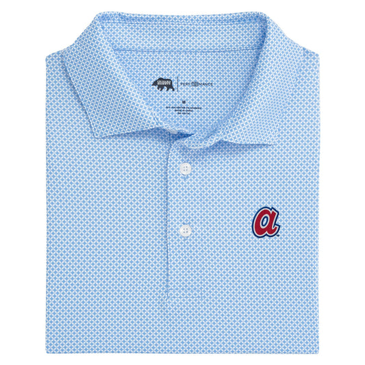 Braves Cooperstown A Scope Printed Performance Polo