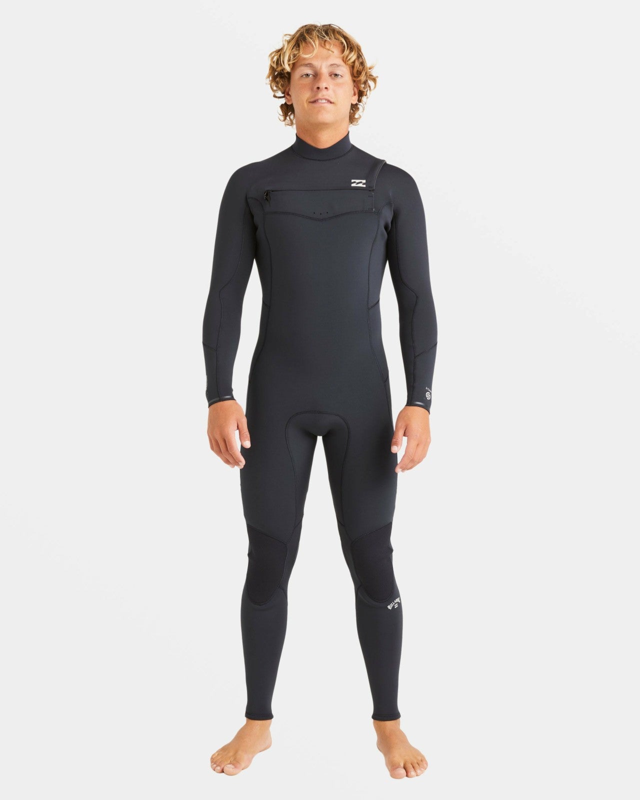 4/3mm Absolute Natural Upcycler GBS Chest Zip Wetsuit | Black Billabong