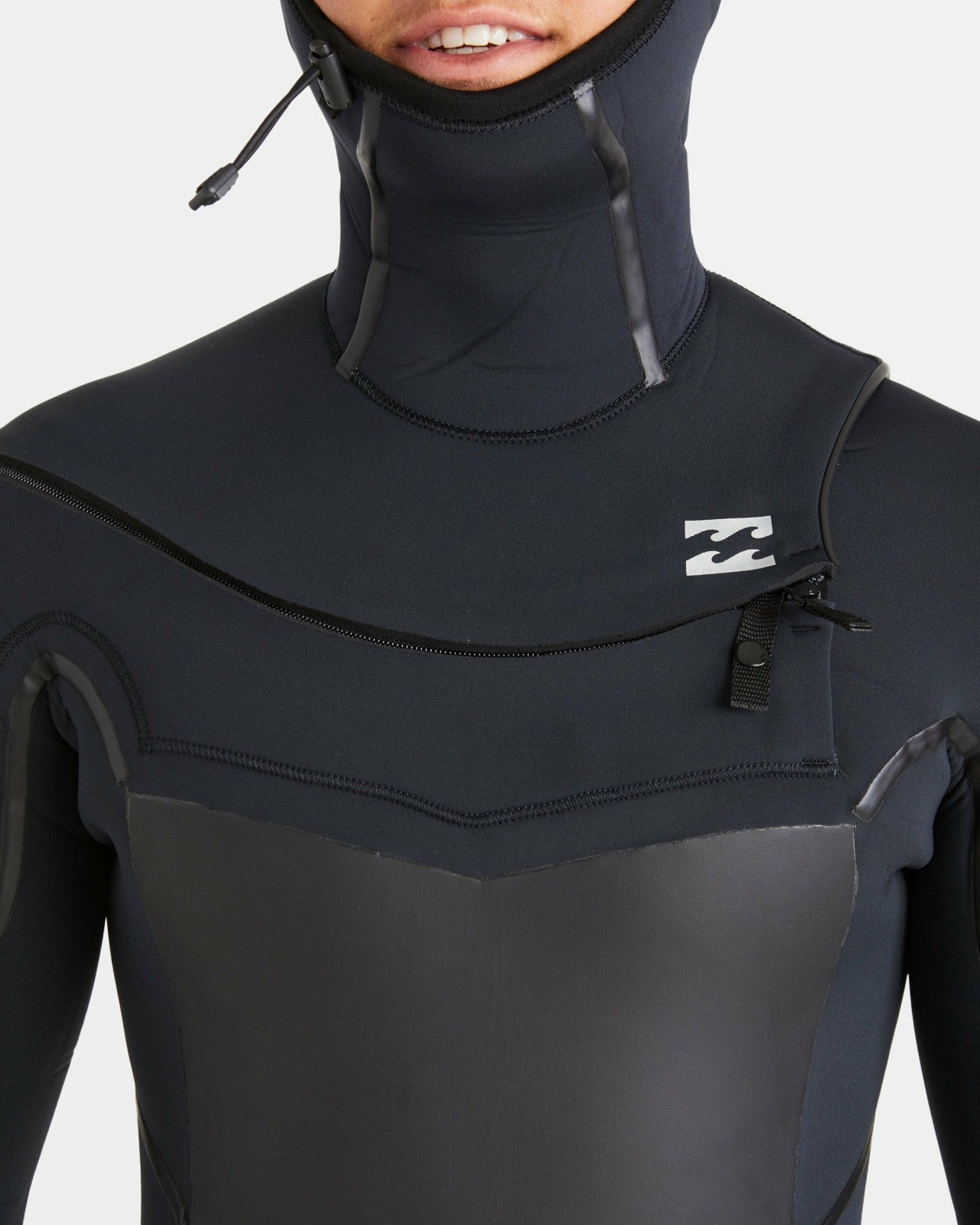 5/4mm Absolute Natural+ Upcycler Welded Chest Zip Hooded Wetsuit | Bla Billabong