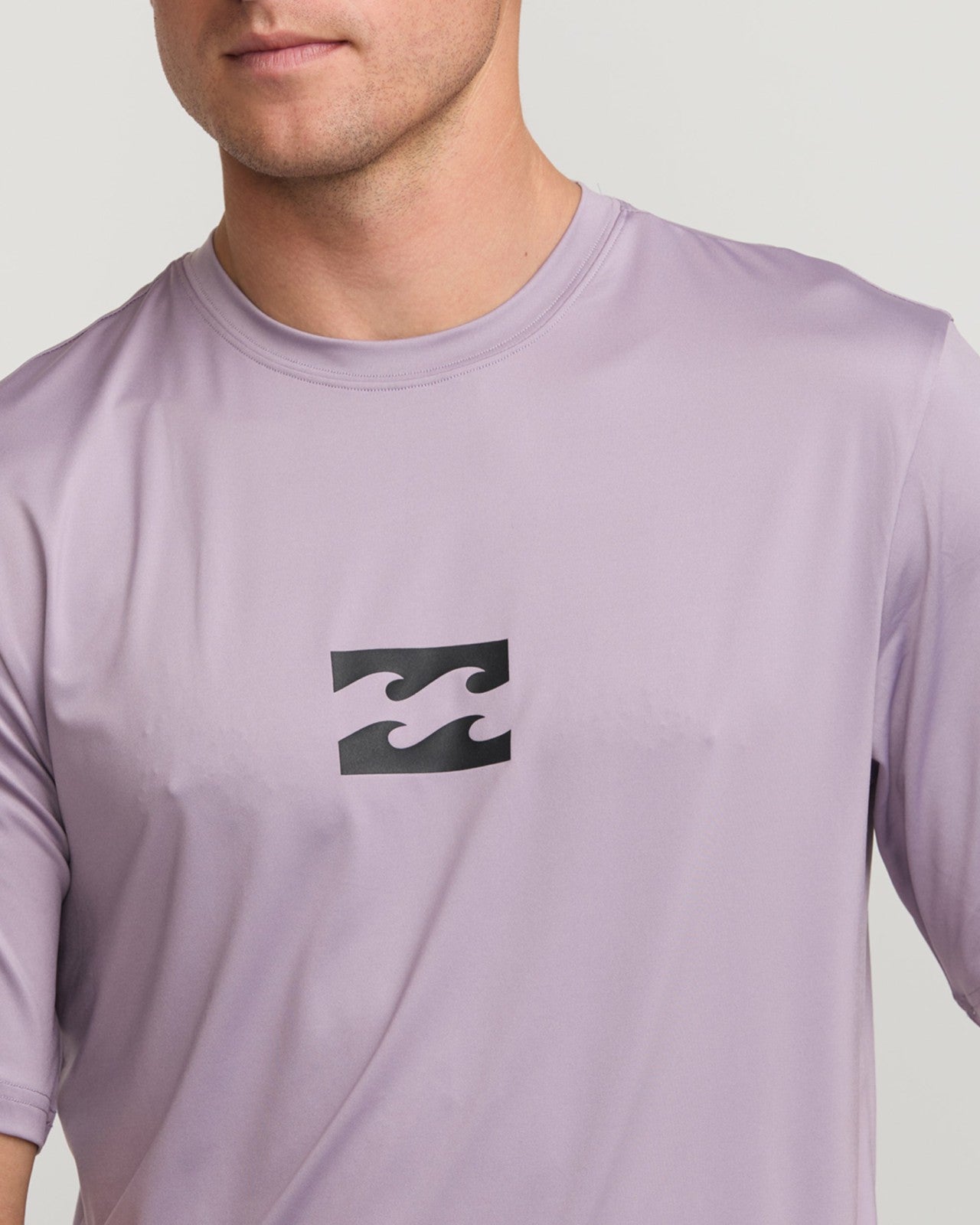 All Day Wave Short Sleeve Rashguard | Light Purple Billabong