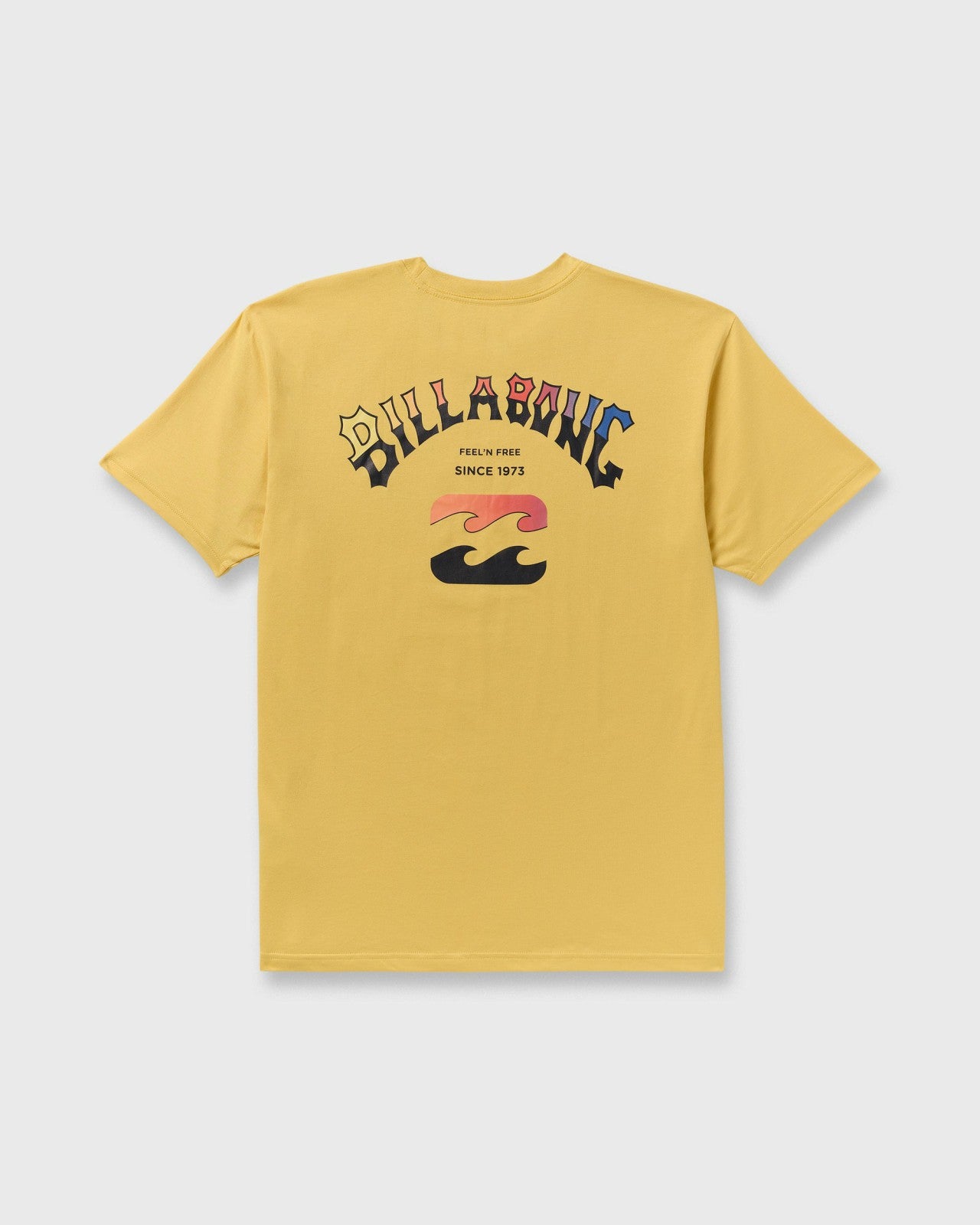Arch Fade Premium Short Sleeve T-Shirt | Dust Yellow Billabong