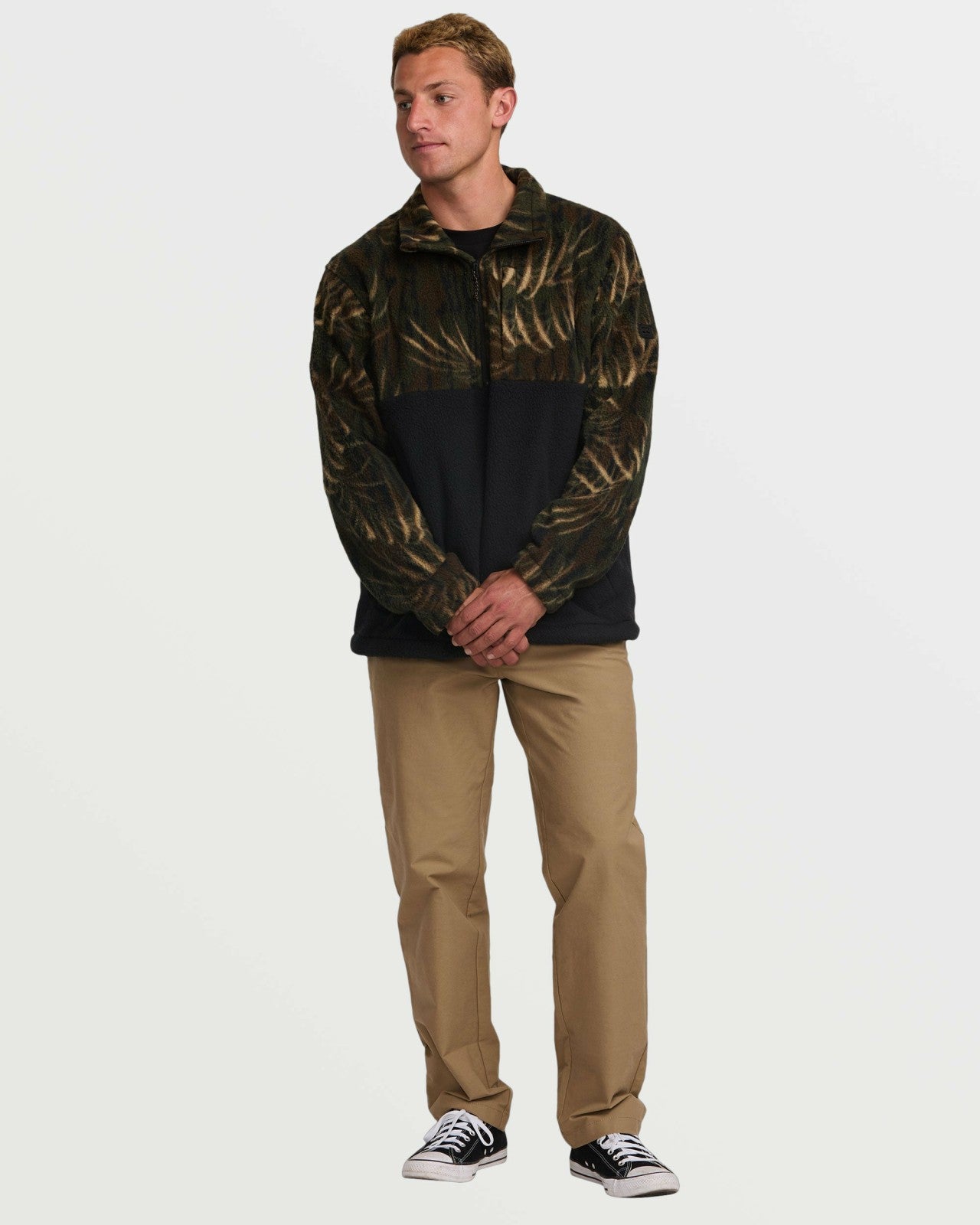 Boundary Mock Sweatshirt | Camo Billabong
