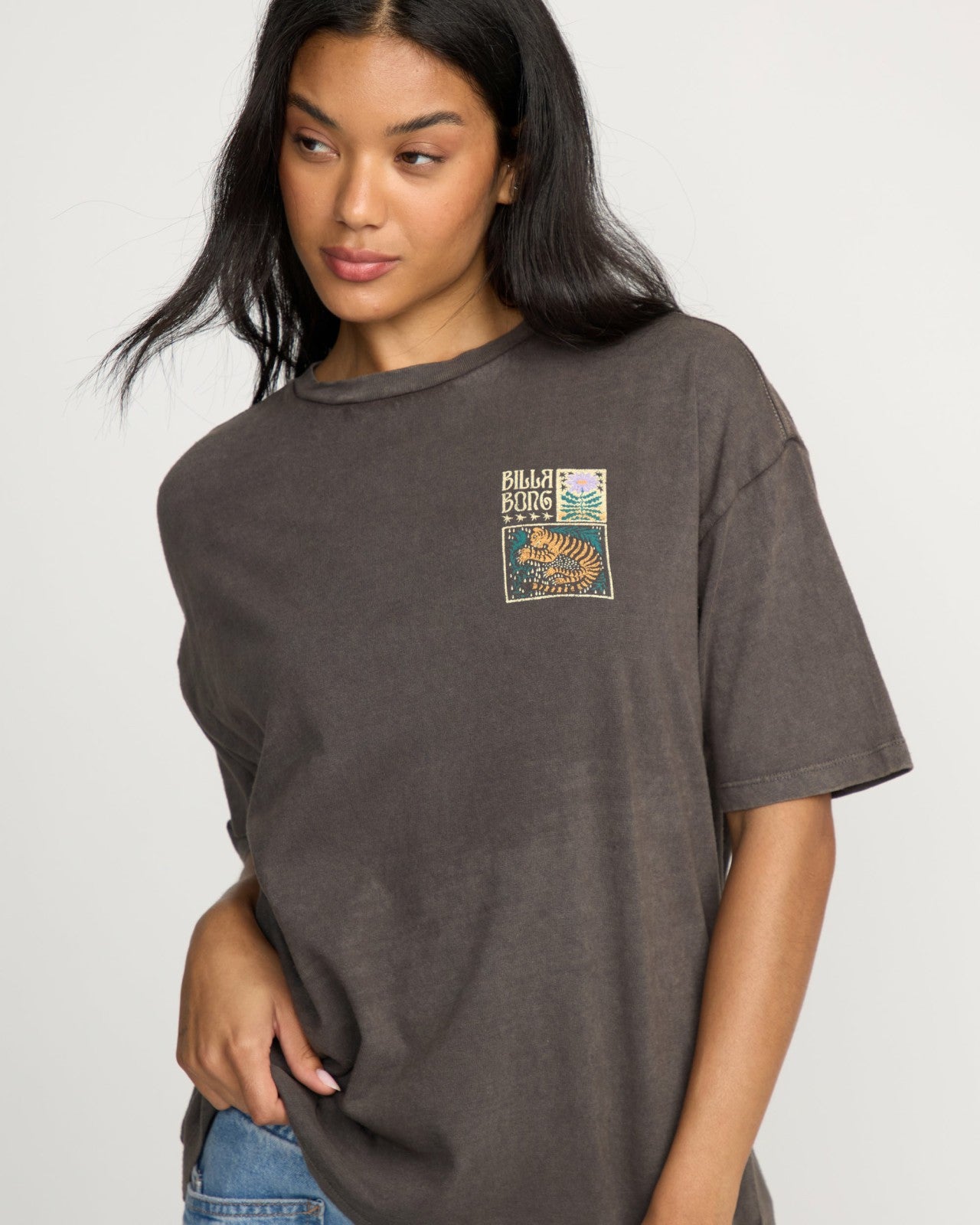 Daydream Away T-Shirt | Off Black Billabong