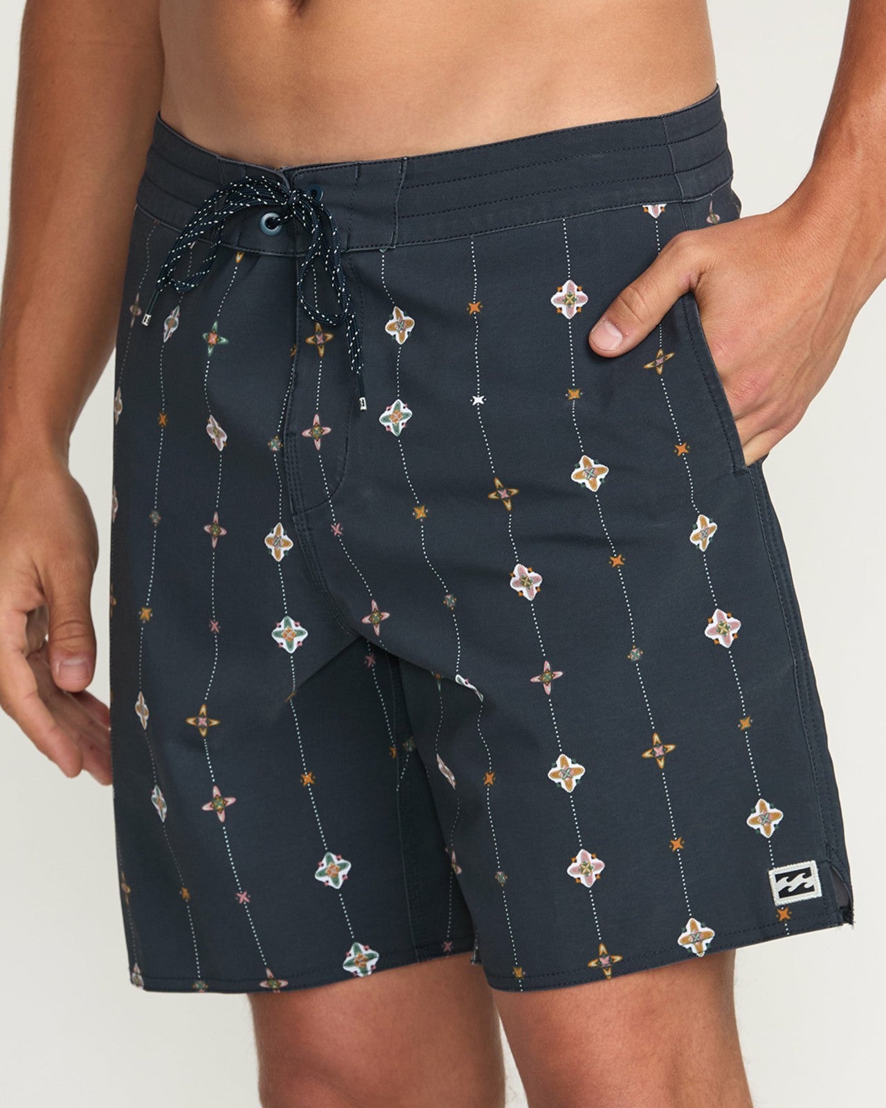 Good Times Lo Tide 18" Boardshorts | Navy Billabong