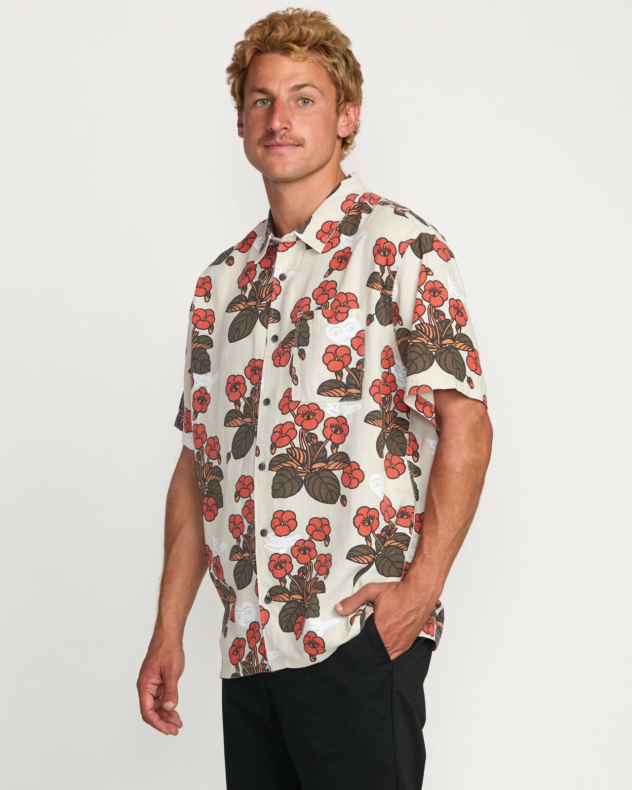 Billabong x Mami Wata Icons Short Sleeve Shirt | Stone Billabong