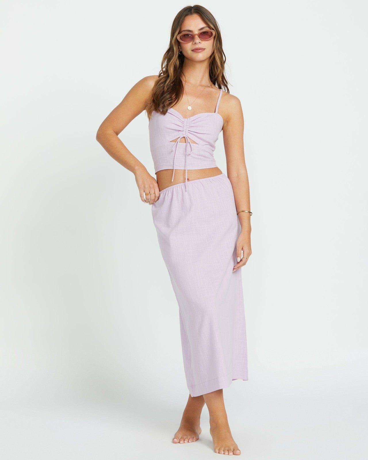 Keep It Simple Skirt | Amethyst Smoke Billabong