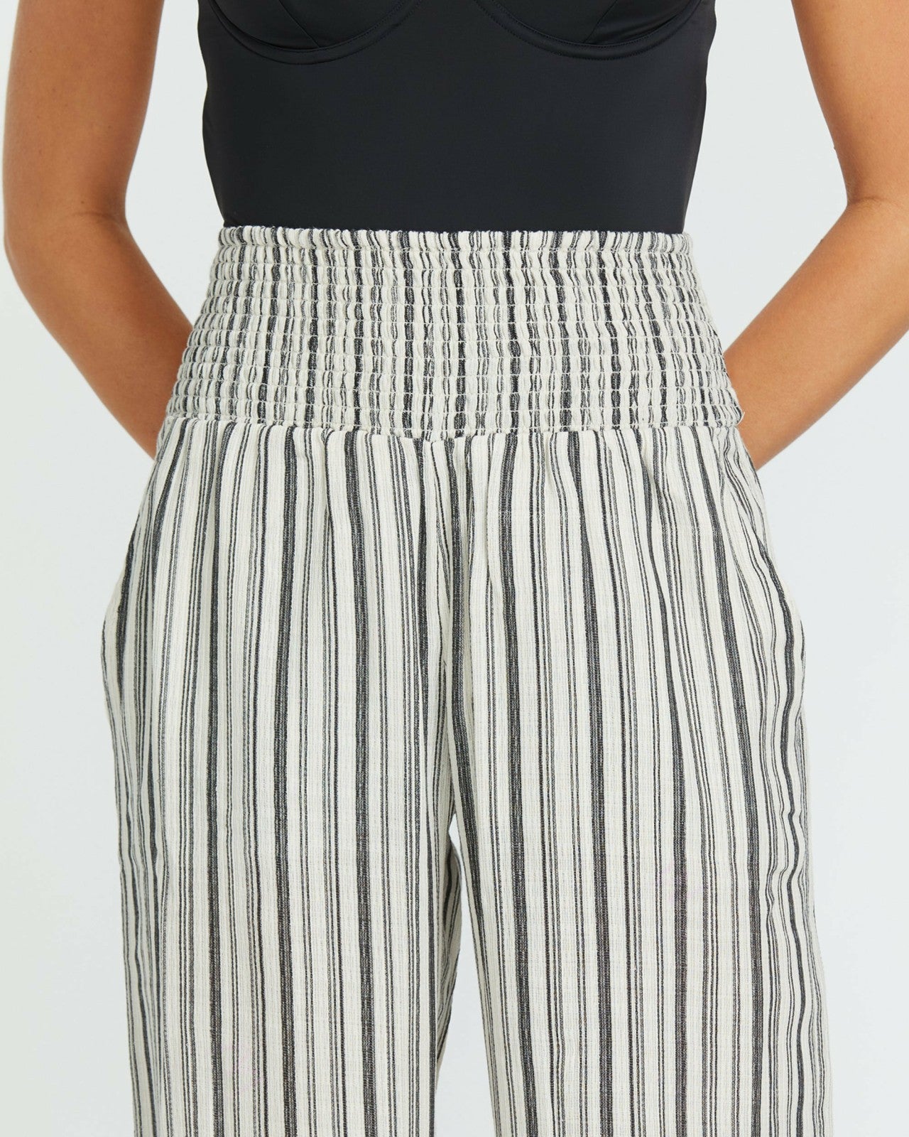 New Waves 2 Elastic Waist Pants | Black Pebble Billabong