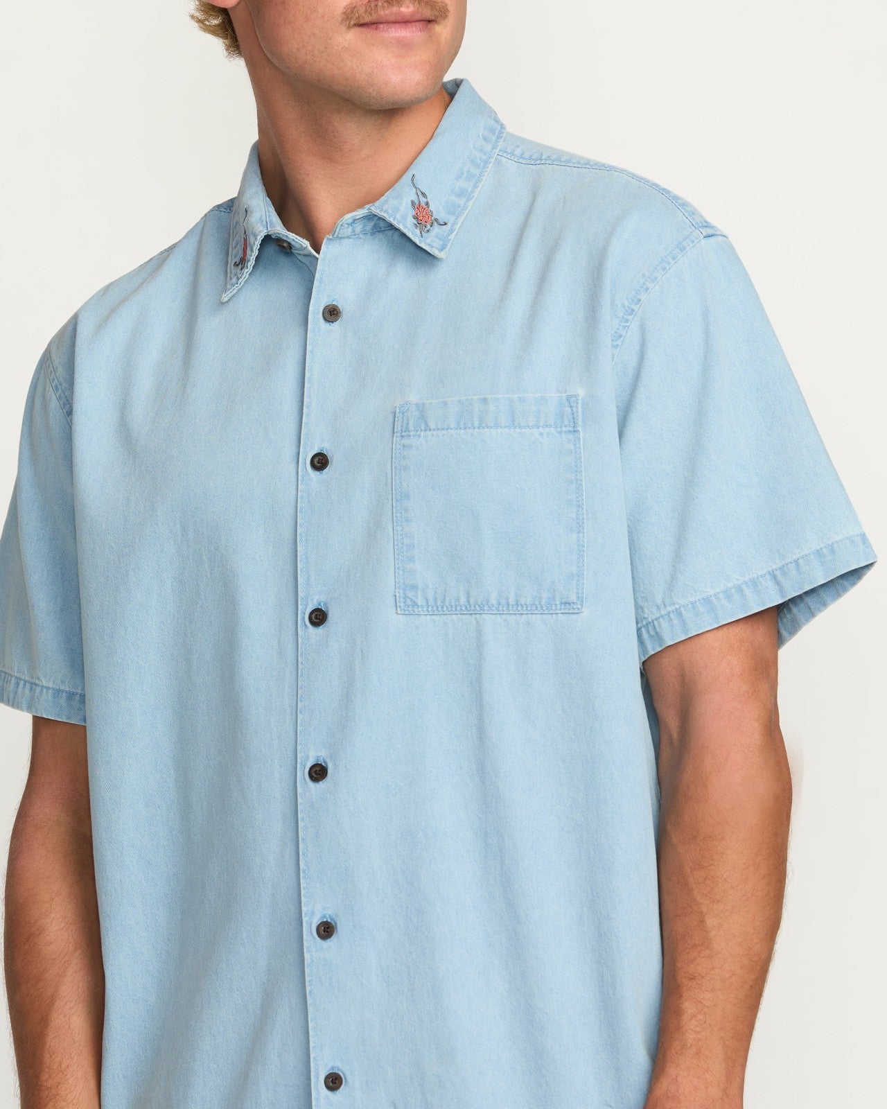 Occy Short Sleeve Shirt | Cloud Blue Billabong