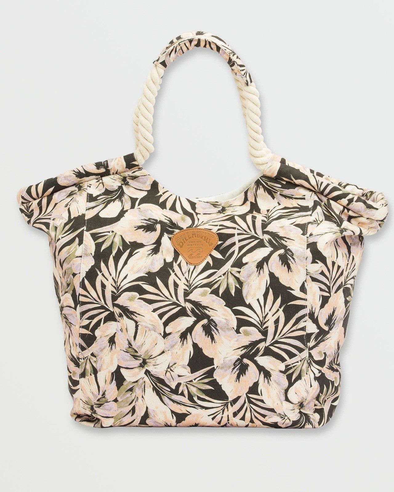Rope Tote Bag | Black Floral Billabong