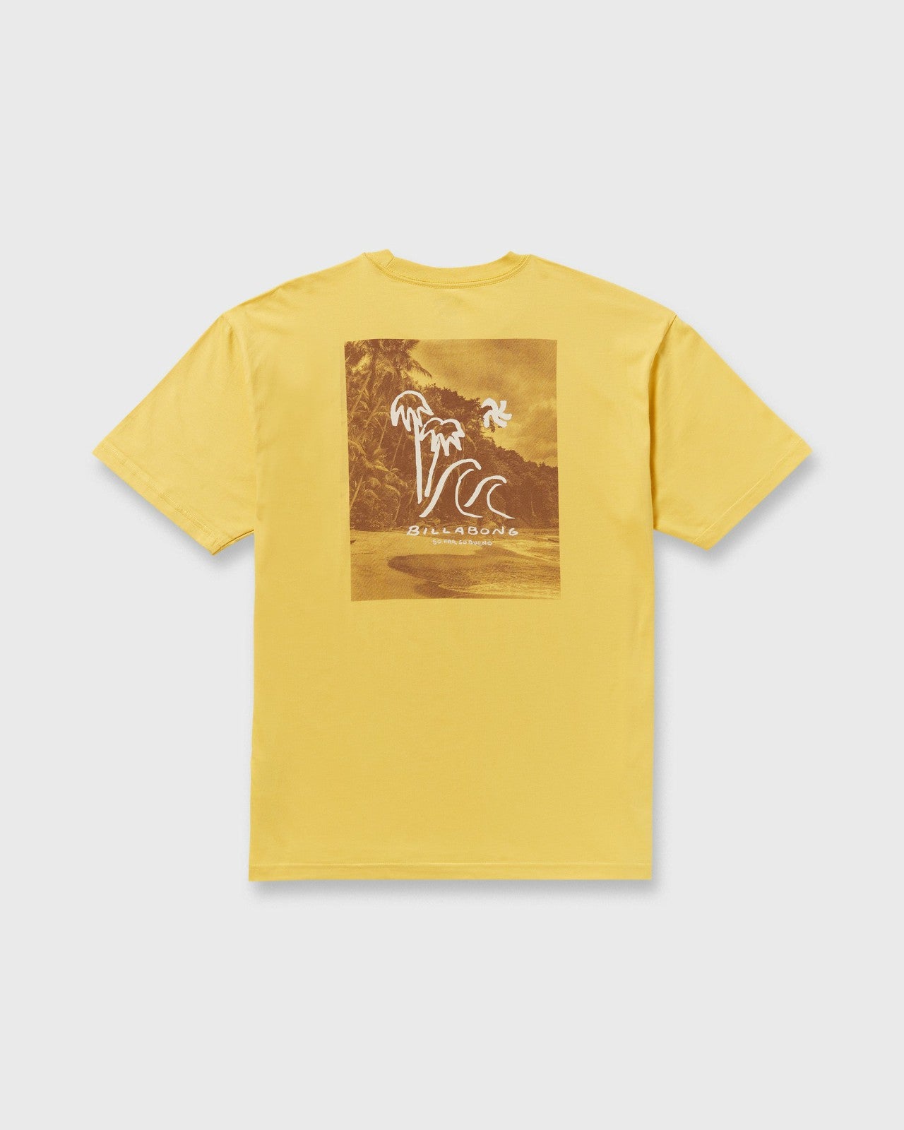 So Far Regular Short Sleeve T-Shirt | Dust Yellow Billabong