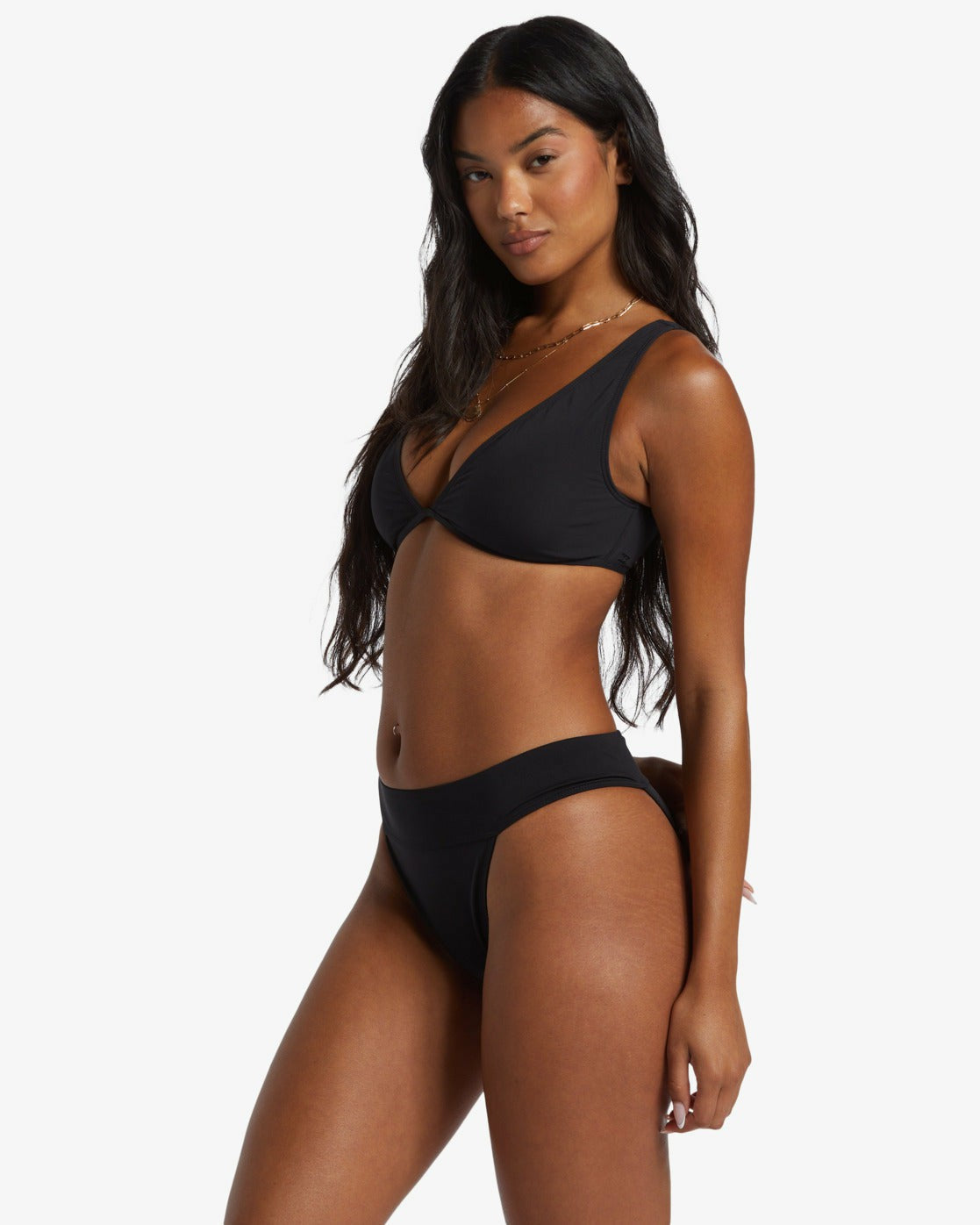 Sol Searcher Aruba Bikini Bottoms | Black Pebble Billabong
