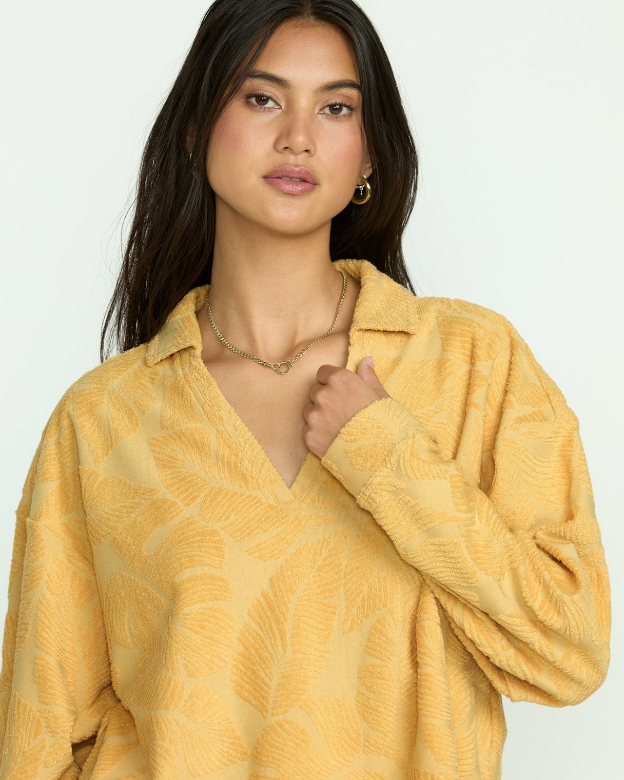 Sun Palm Terry Pullover Sweatshirt | Gold Coast Billabong