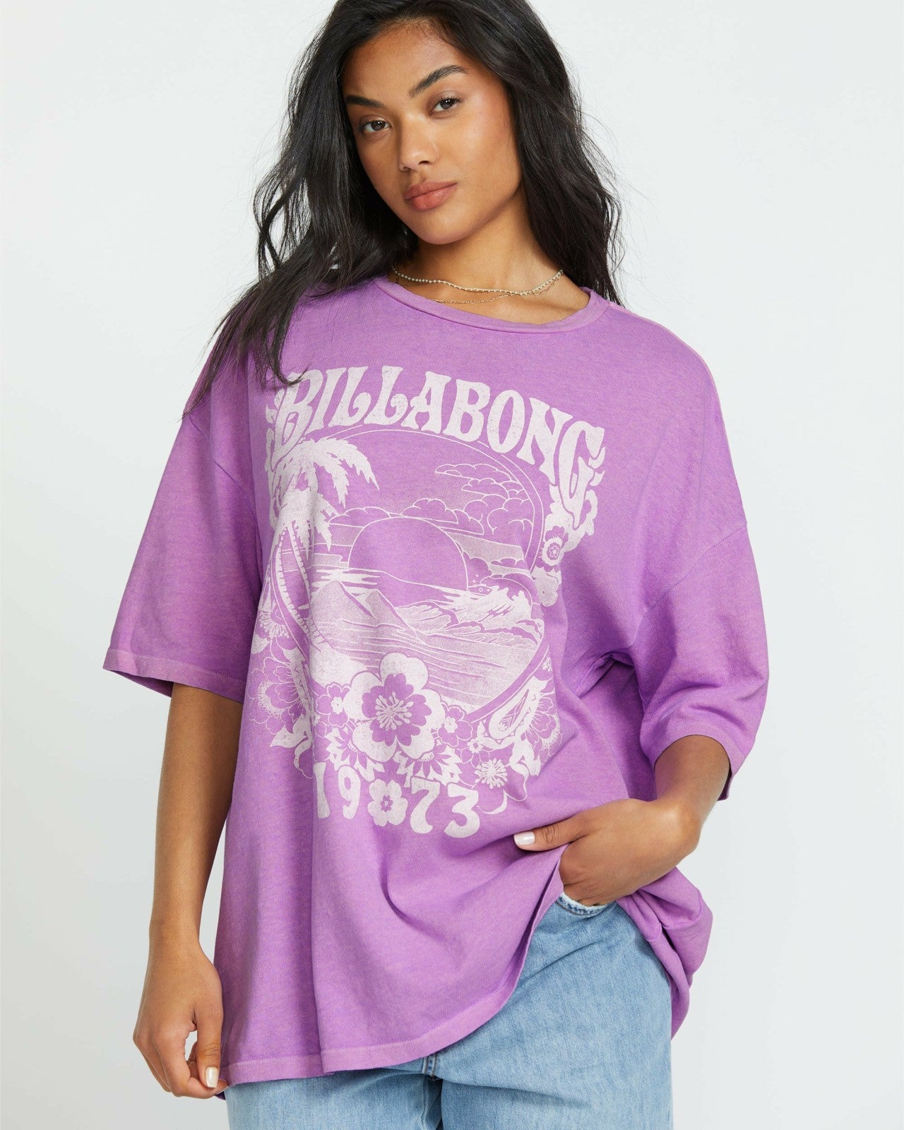 Sweet Ride Tee | Bright Orchid Billabong