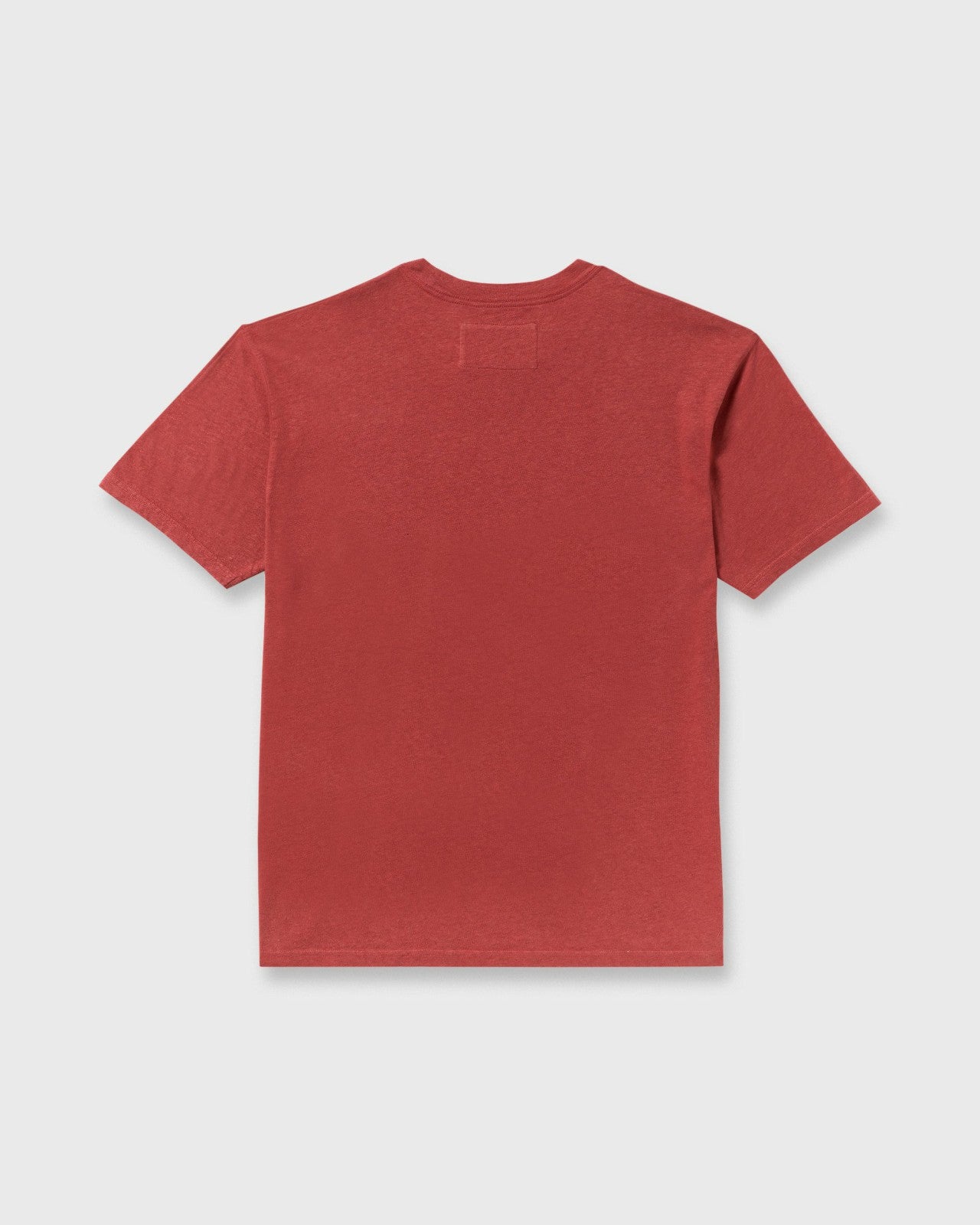 The Label Garage Regular Short Sleeve T-Shirt | Burnt Red Billabong
