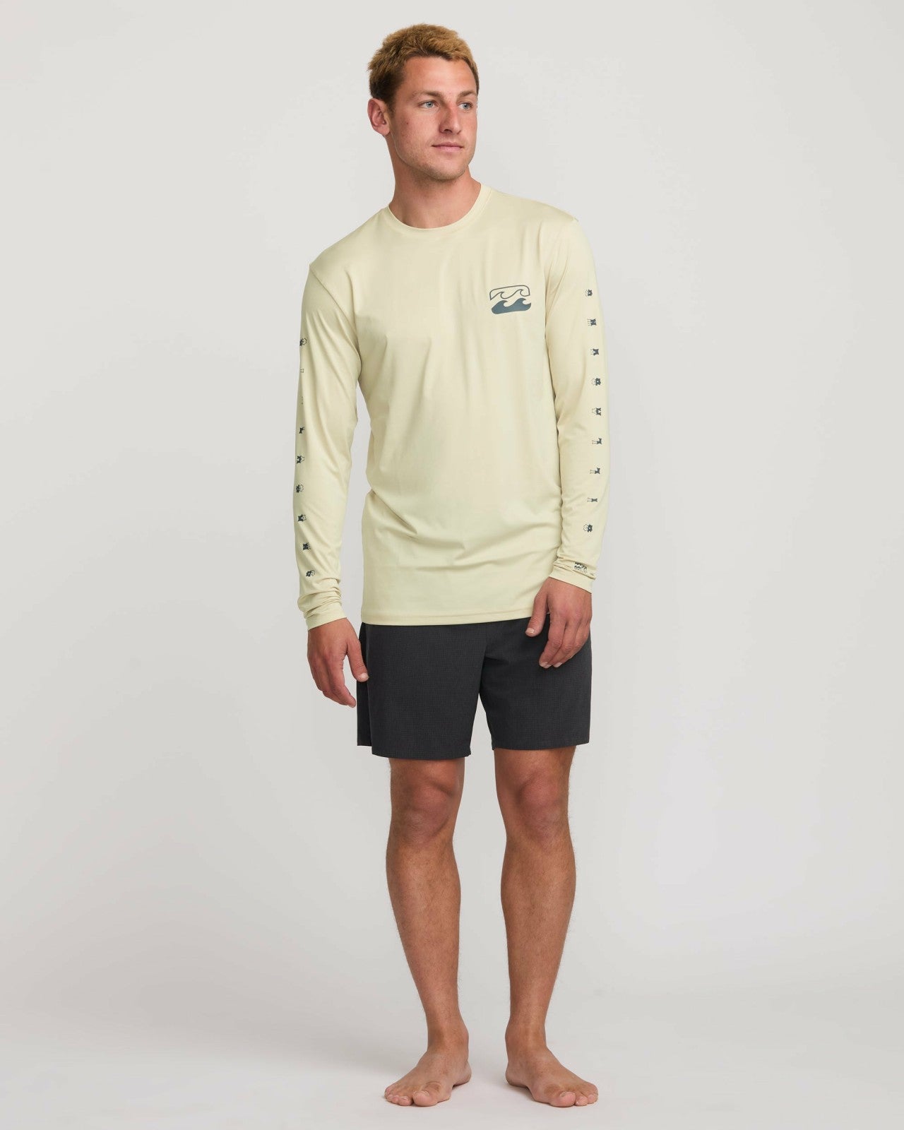 Unity Loose Fit Long Sleeve Surf Tee | Desert Sand Billabong