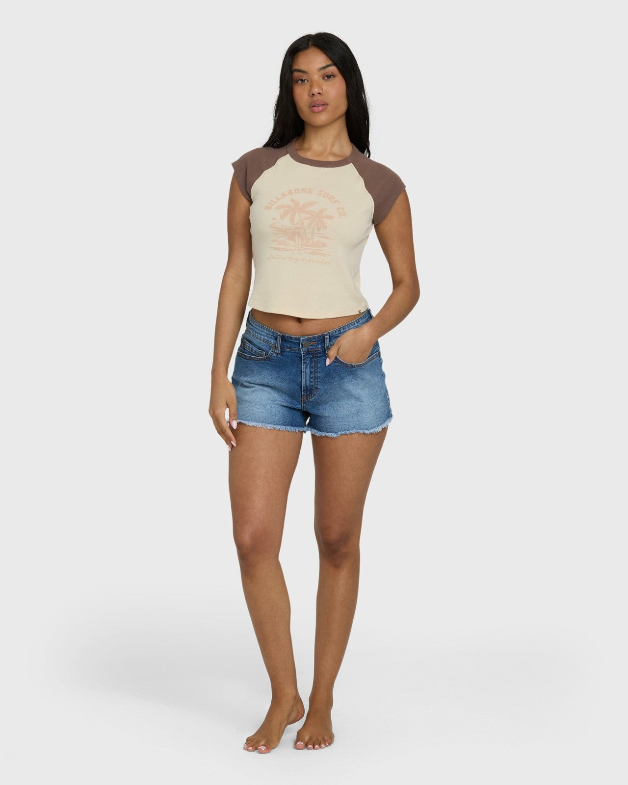 Paradise Raglan Short Sleeve T-Shirt | Kona Billabong