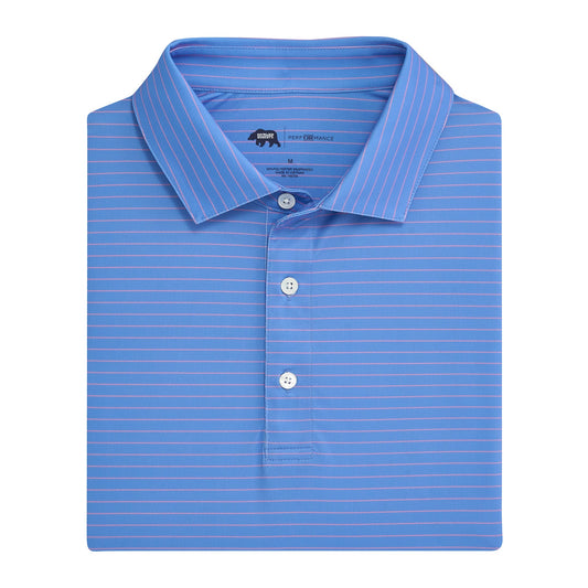Atlantic Stripe Performance Polo - Riviera