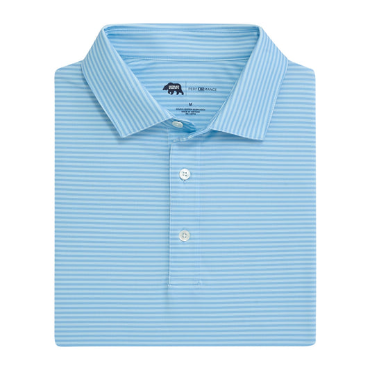 Echo Stripe Performance Polo - Breeze