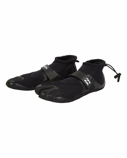 2mm Pro Reef Flatlock Wetsuit Boots | Black Billabong