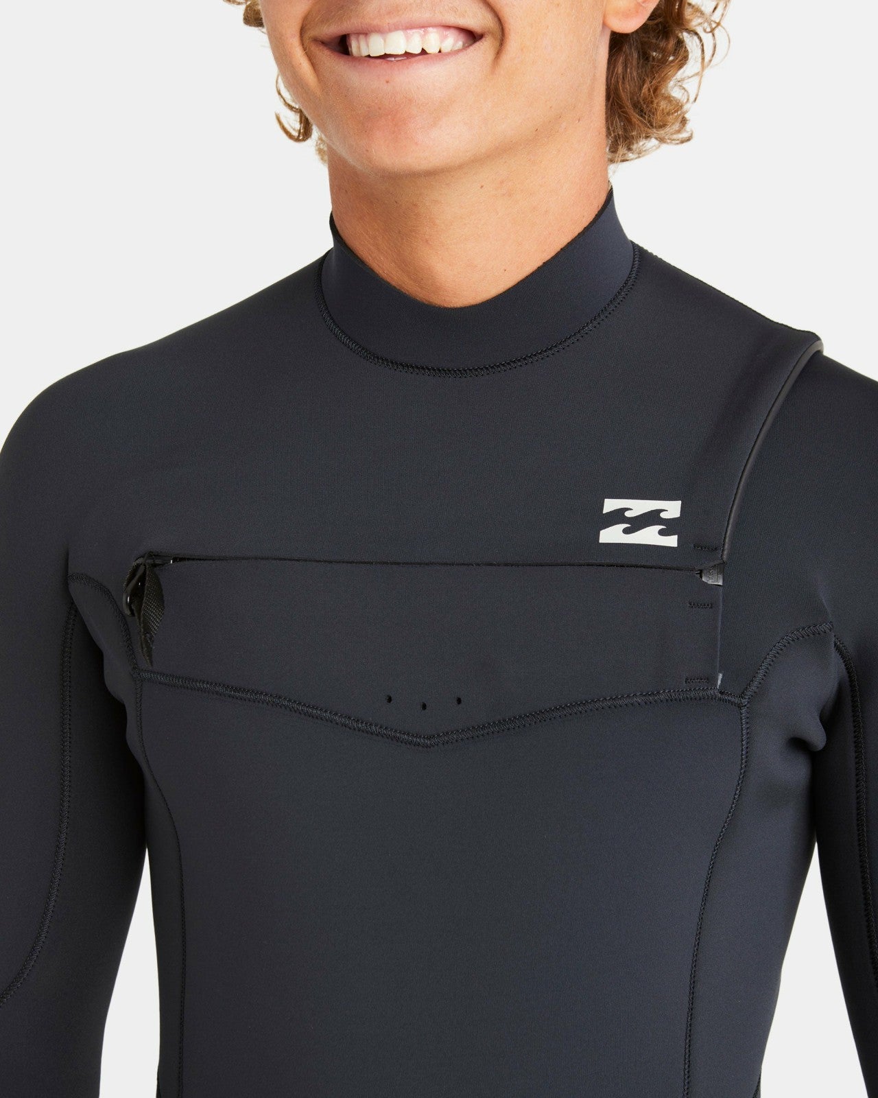3/2mm Absolute Natural Upcycler GBS Chest Zip Wetsuit | Black Billabong