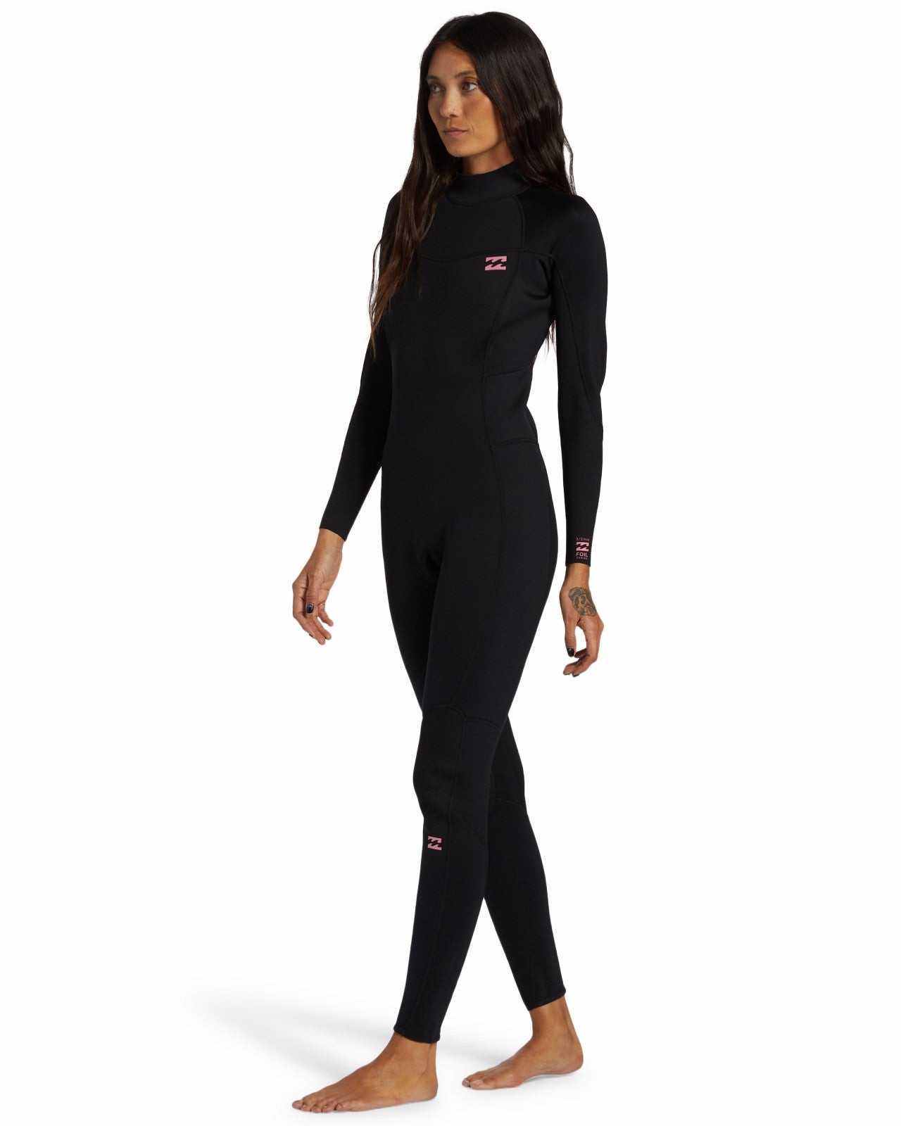 3/2mm Foil Flatlock Back Zip Wetsuit | Black Billabong