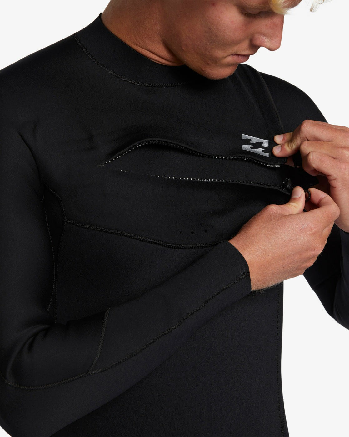 3/2mm Foil GBS Chest Zip Wetsuit | Black Billabong
