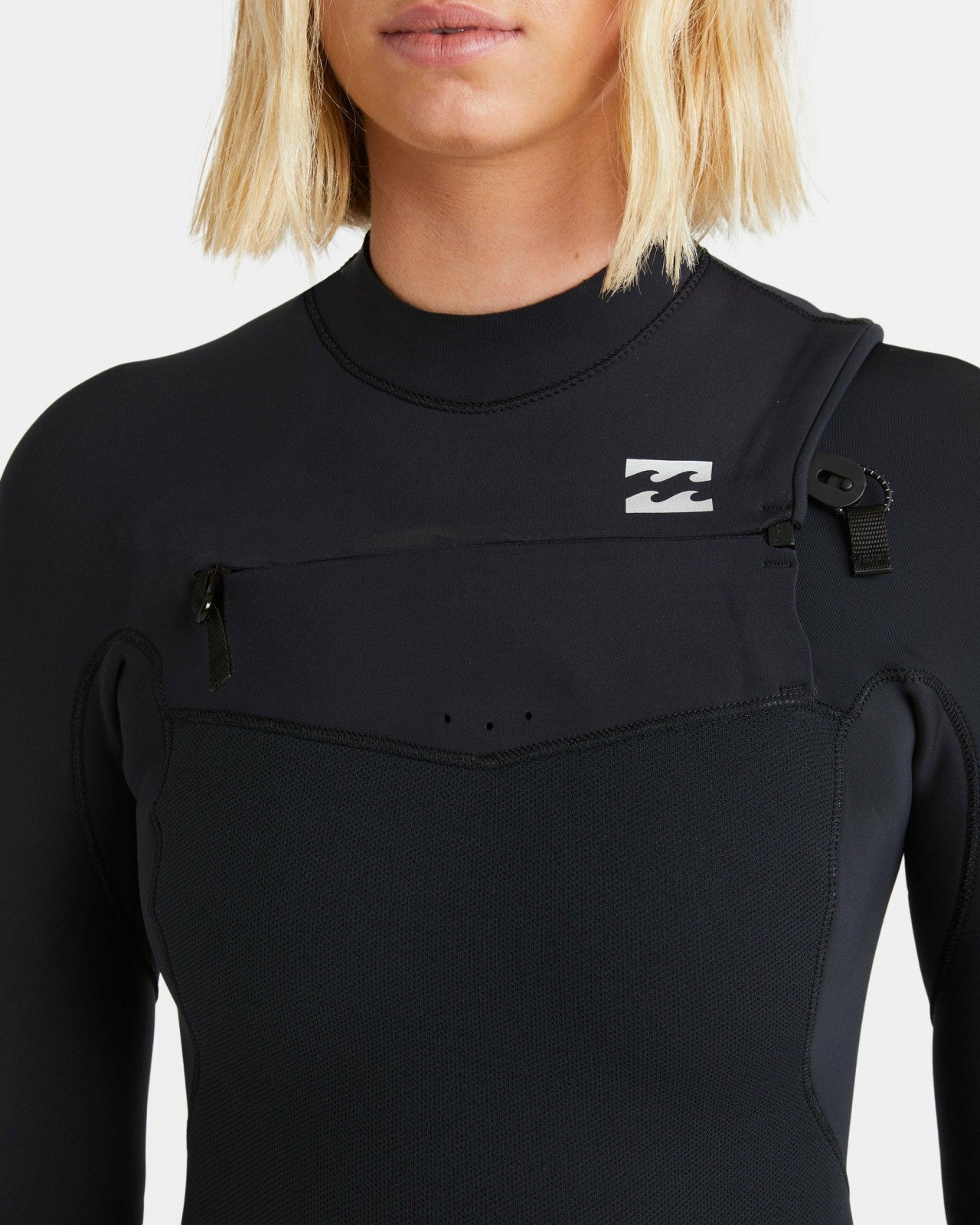 3/2mm Furnace Natural GBS Chest Zip Fullsuit | Black Tiki Billabong