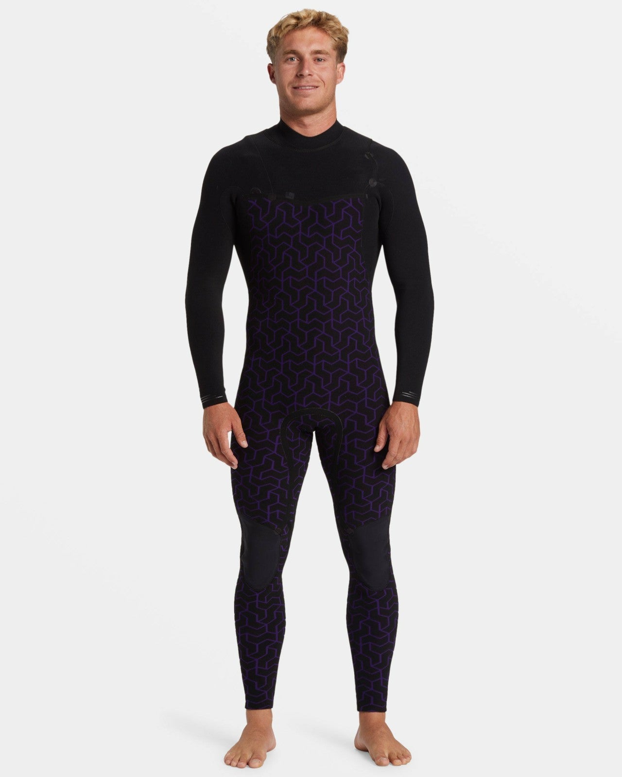 3/2mm Furnace Natural Upcycler GBS Chest Zip Wetsuit | Black Billabong