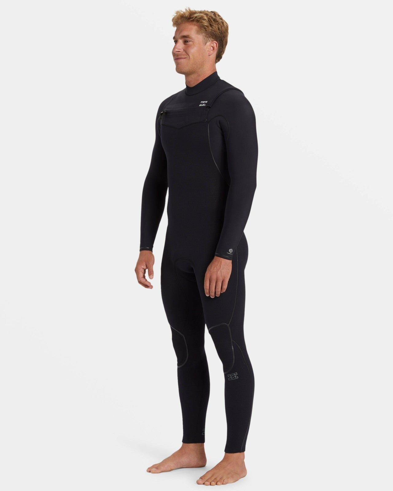 3/2mm Furnace Natural Upcycler GBS Chest Zip Wetsuit | Black Billabong