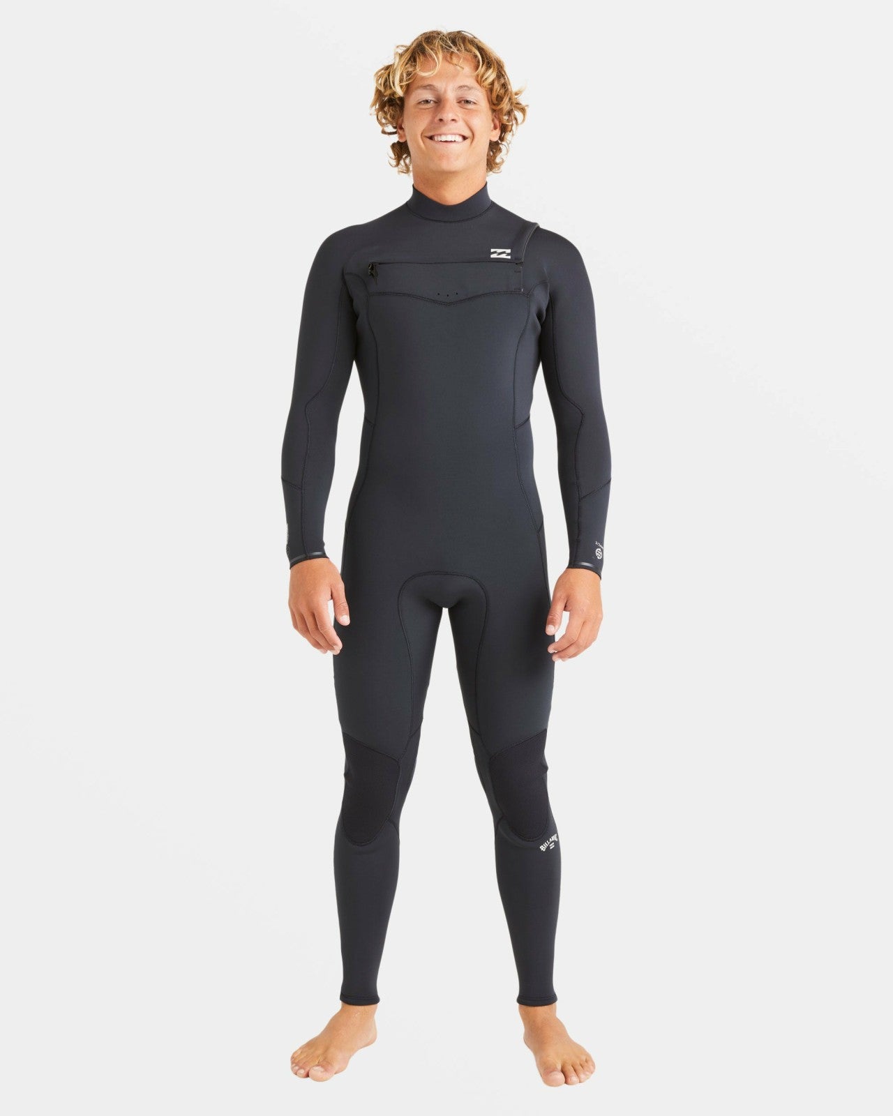 4/3mm Absolute Natural Upcycler GBS Chest Zip Wetsuit | Black Billabong