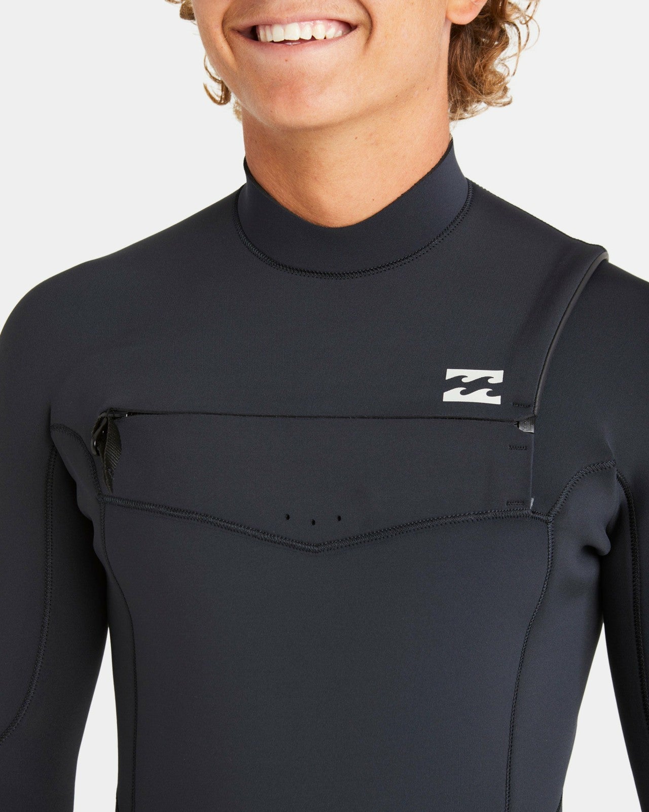 4/3mm Absolute Natural Upcycler GBS Chest Zip Wetsuit | Black Billabong