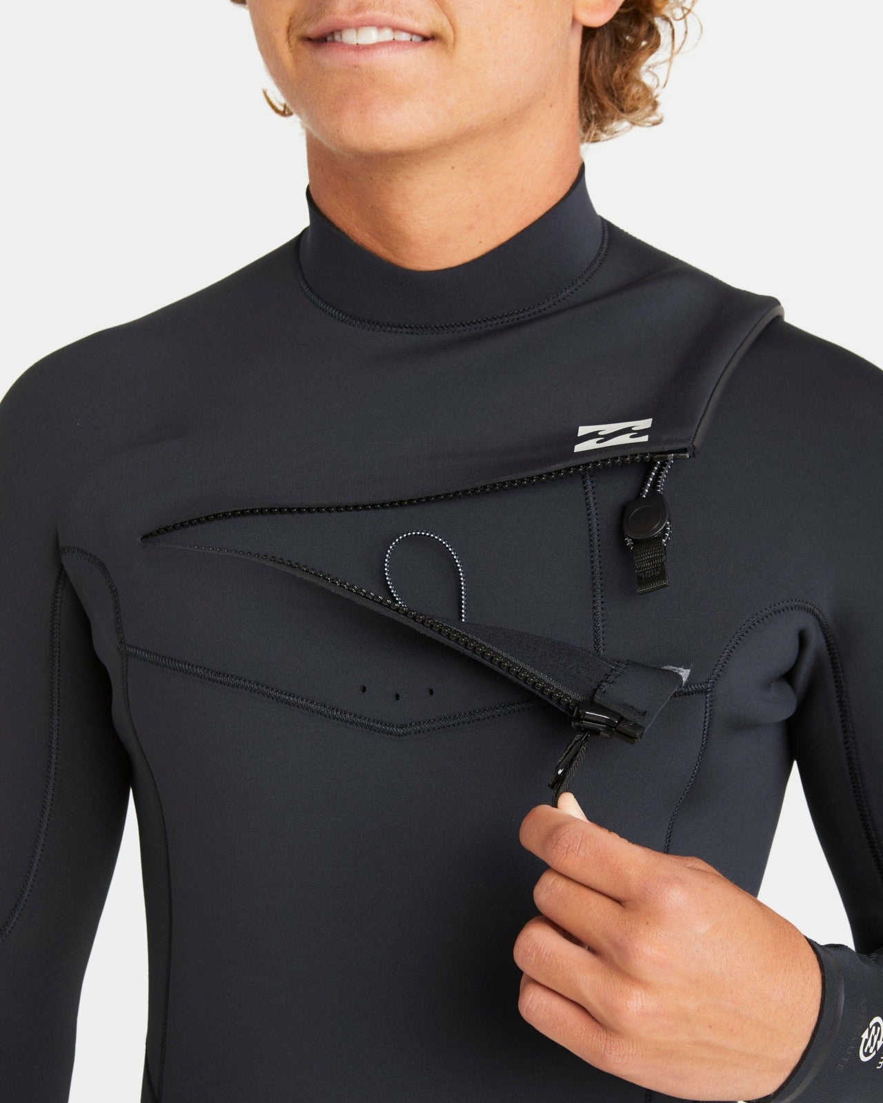 4/3mm Absolute Natural Upcycler GBS Chest Zip Wetsuit | Black Billabong
