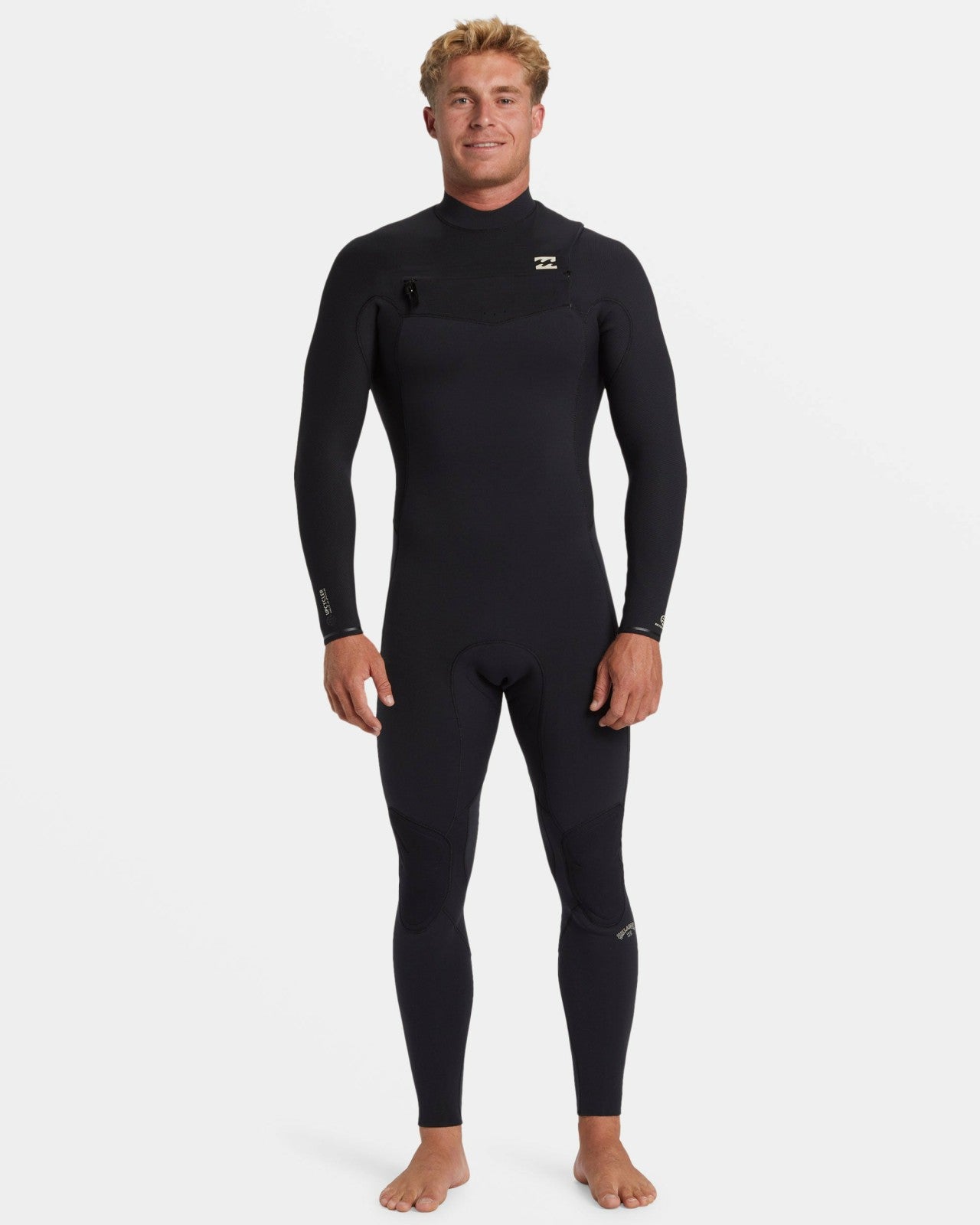 4/3mm Revolution Natural Upcycler GBS Chest Zip Wetsuit | Black Billabong