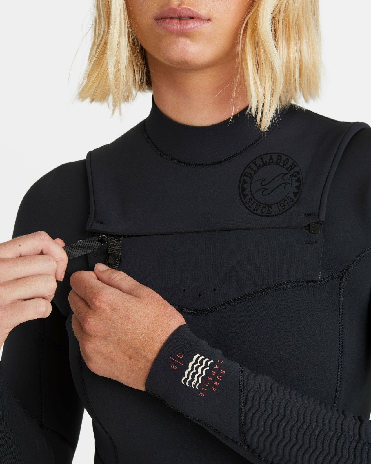 4/3mm Salty Dayz Natural Upcycler GBS Chest Zip Wetsuit | Black Billabong