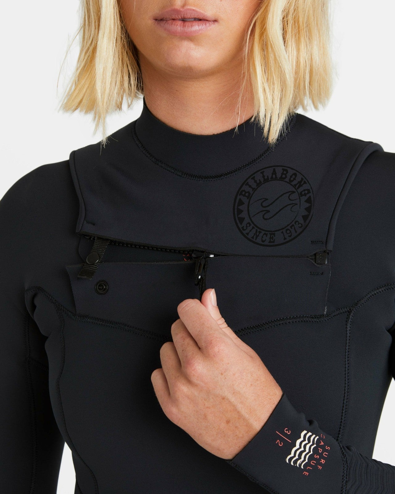 4/3mm Salty Dayz Natural Upcycler GBS Chest Zip Wetsuit | Black Billabong