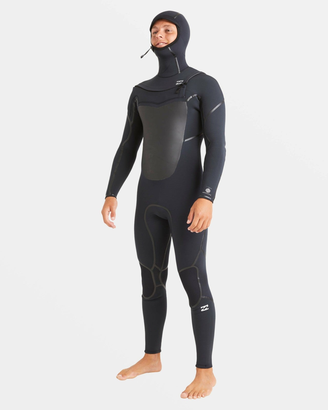 5/4mm Absolute Natural+ Upcycler Welded Chest Zip Hooded Wetsuit | Bla Billabong