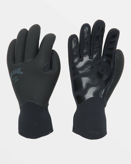 5mm Furnace Upcycler GBS 5 Finger Wetsuit Gloves | Black Billabong