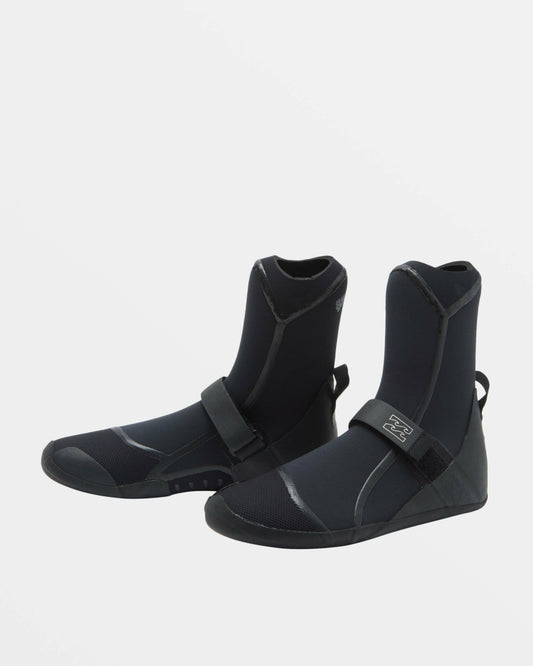 5mm Furnace Upcycler Welded Round Toe Wetsuit Boots | Black Billabong