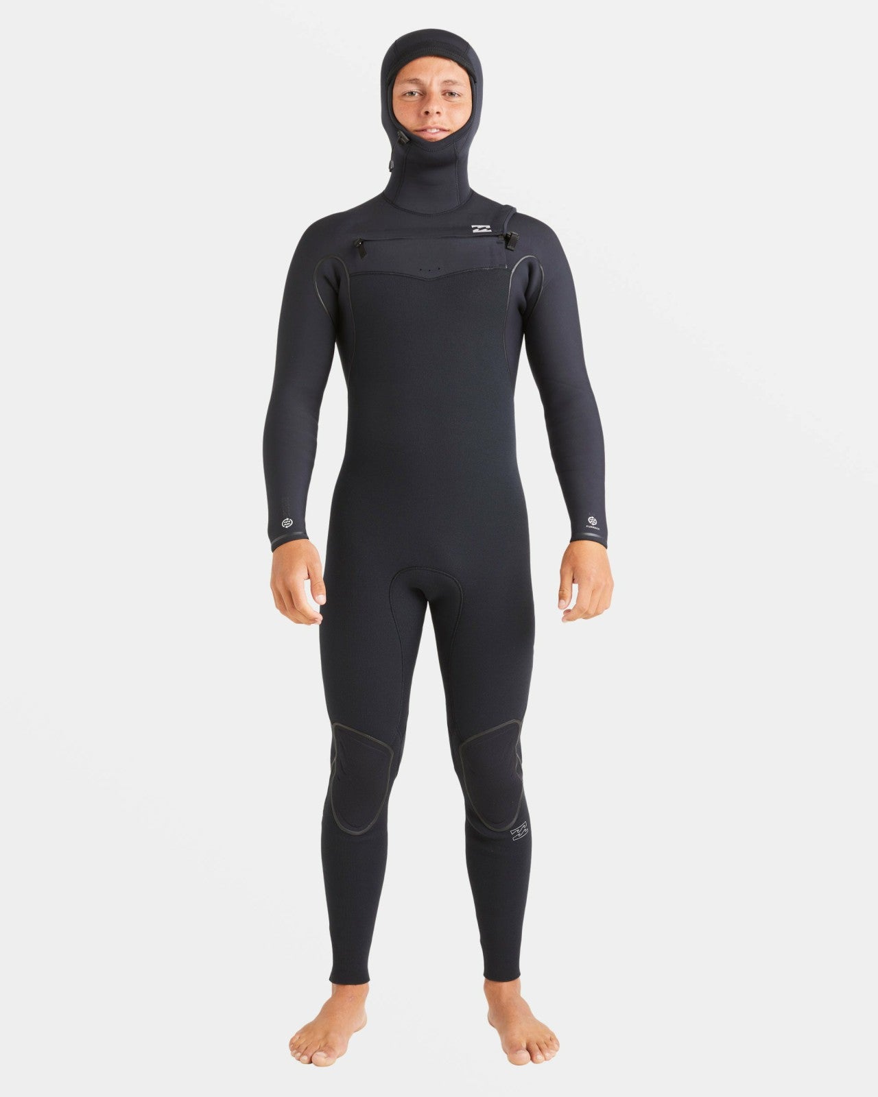 6/5mm Furnace Natural Upcycler Welded Chest Zip Wetsuit | Black Billabong