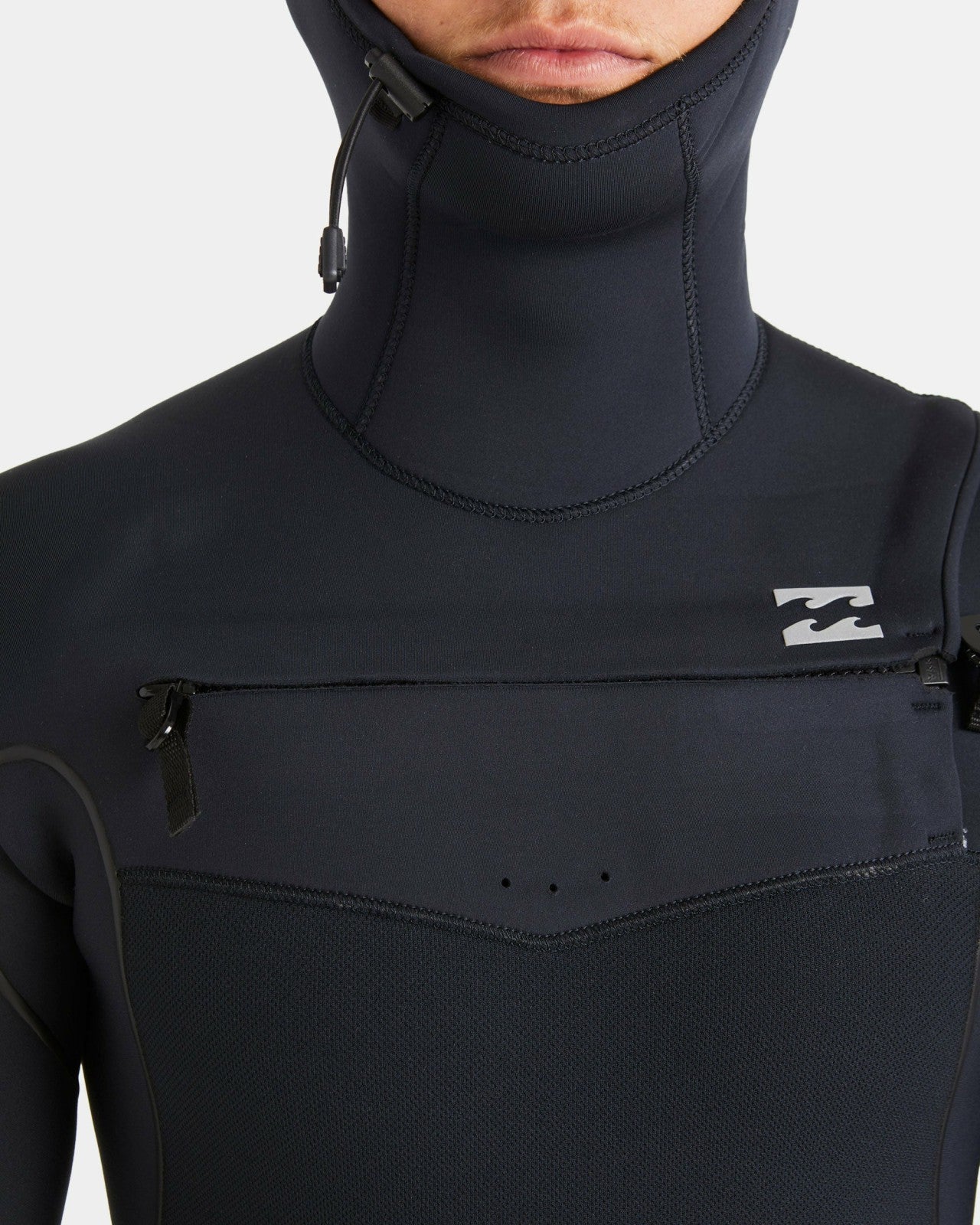 6/5mm Furnace Natural Upcycler Welded Chest Zip Wetsuit | Black Billabong