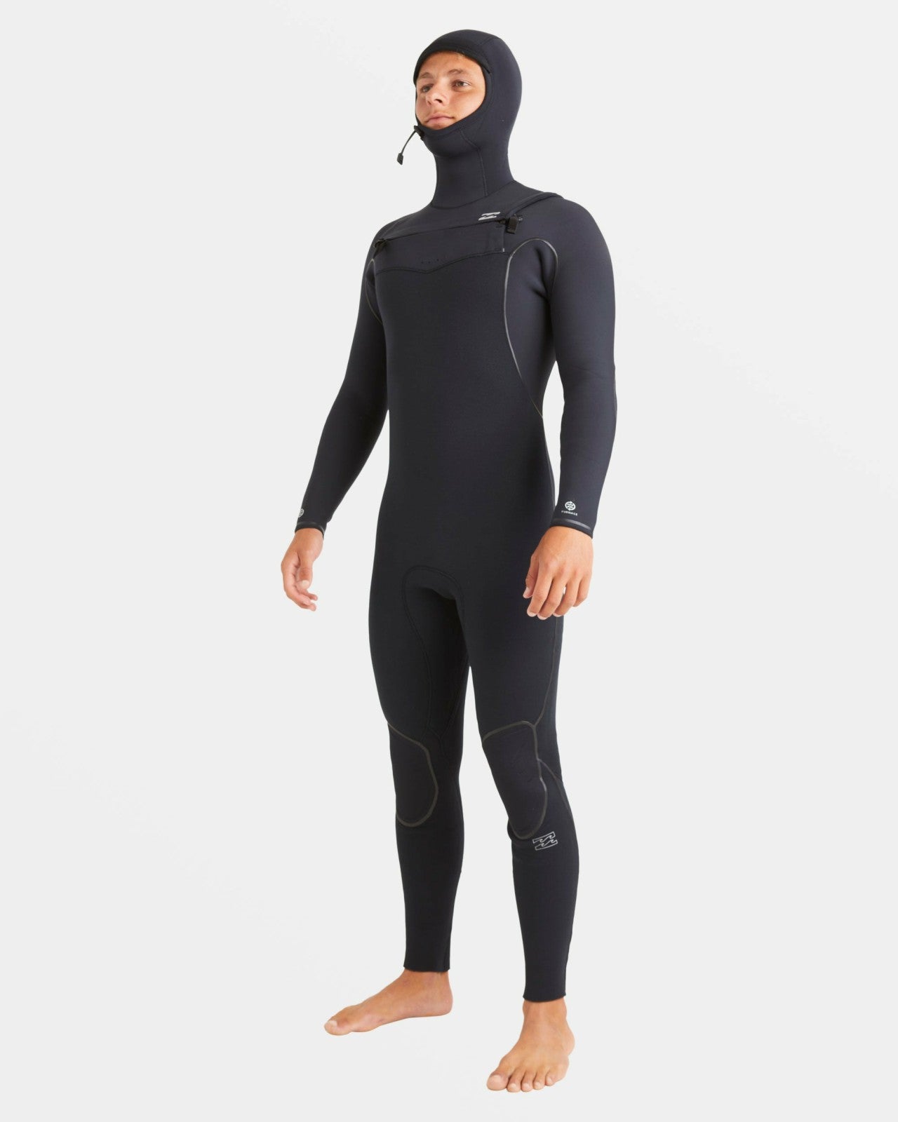 6/5mm Furnace Natural Upcycler Welded Chest Zip Wetsuit | Black Billabong