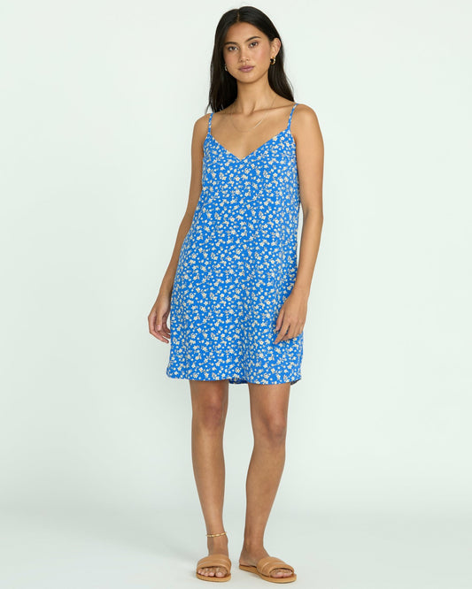 90S Babe Mini Dress | True Blue Billabong