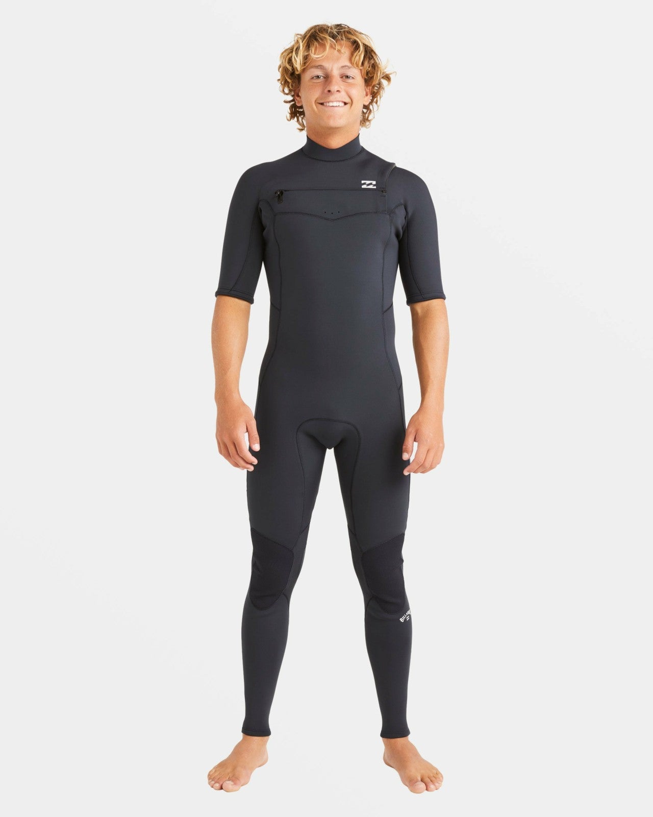 2/2mm Absolute Natural Upcycler GBS Chest Zip Wetsuit | Black Billabong