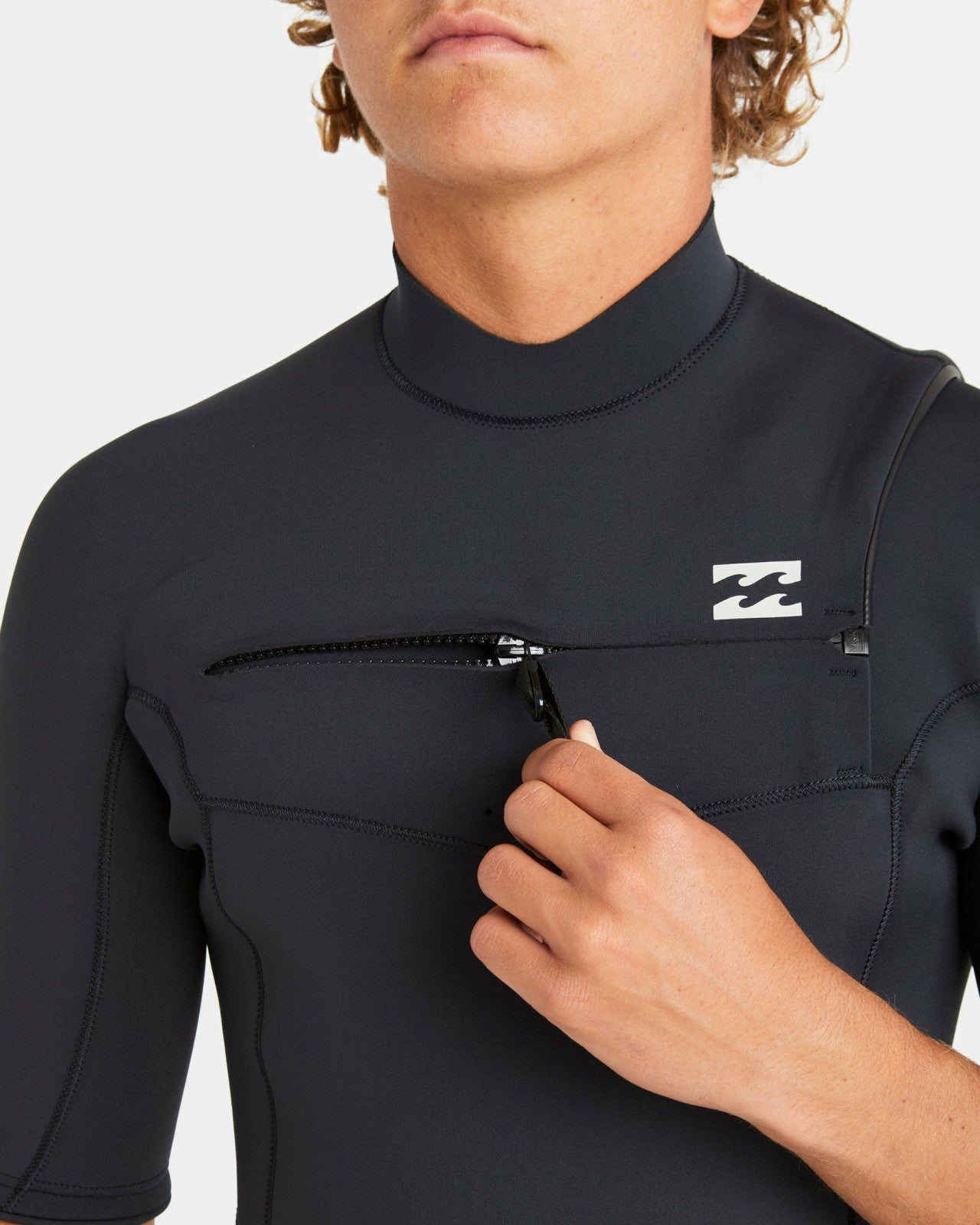 2/2mm Absolute Natural Upcycler GBS Chest Zip Wetsuit | Black Billabong