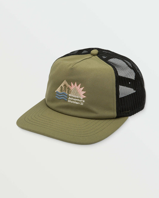 A/Div Trailblaze Trucker Hat | Military Billabong