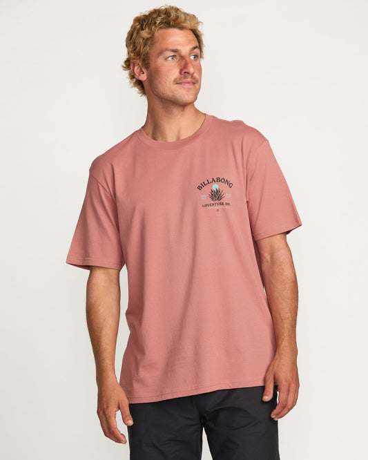 A/Div Agave Tee | Dusty Rose Billabong