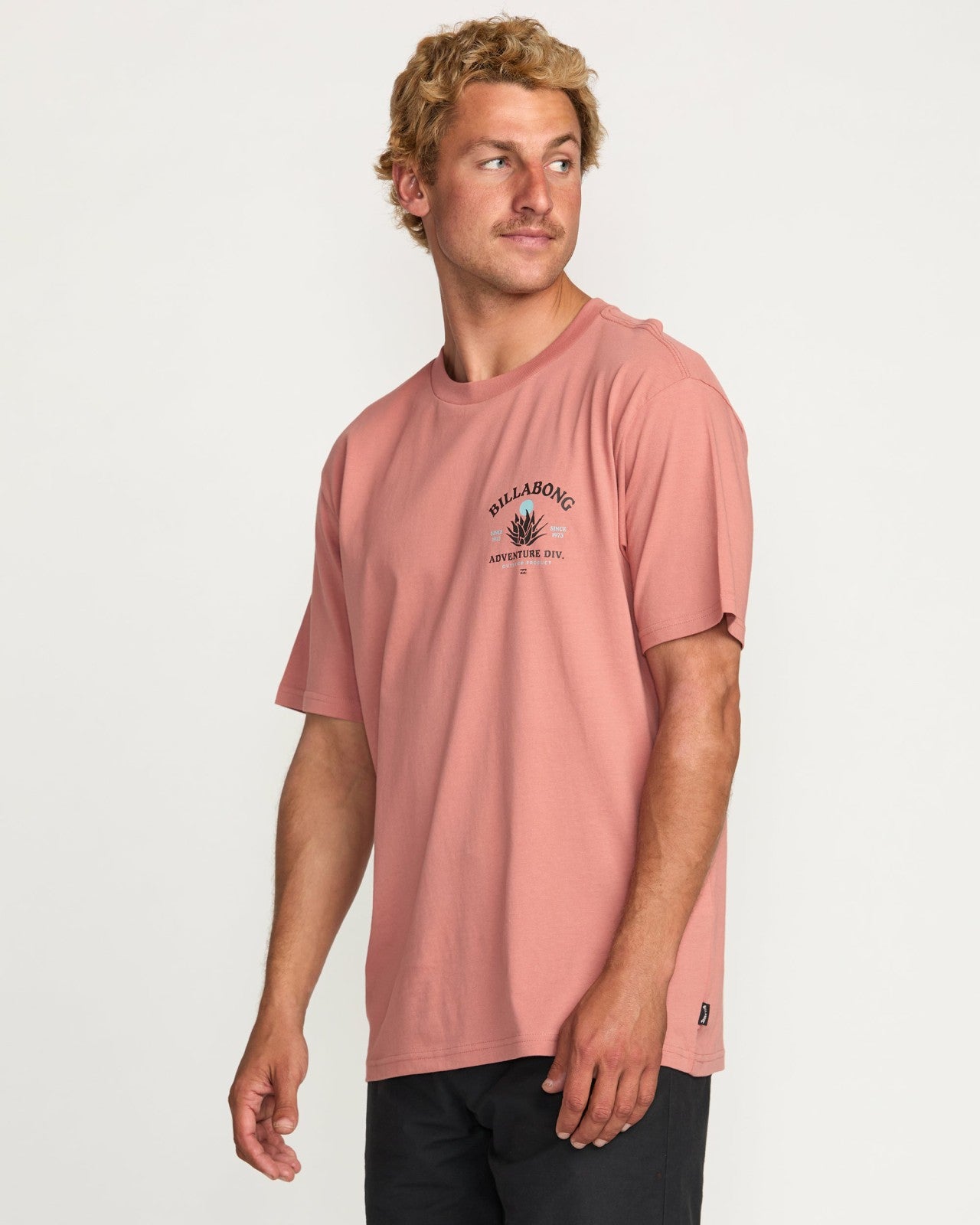 A/Div Agave Tee | Dusty Rose Billabong