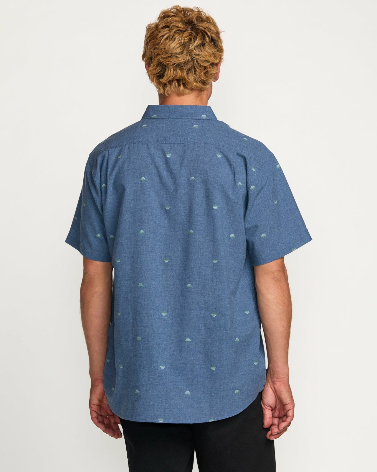 All Day Jacquard Short Sleeve Shirt | Deep Blue Billabong