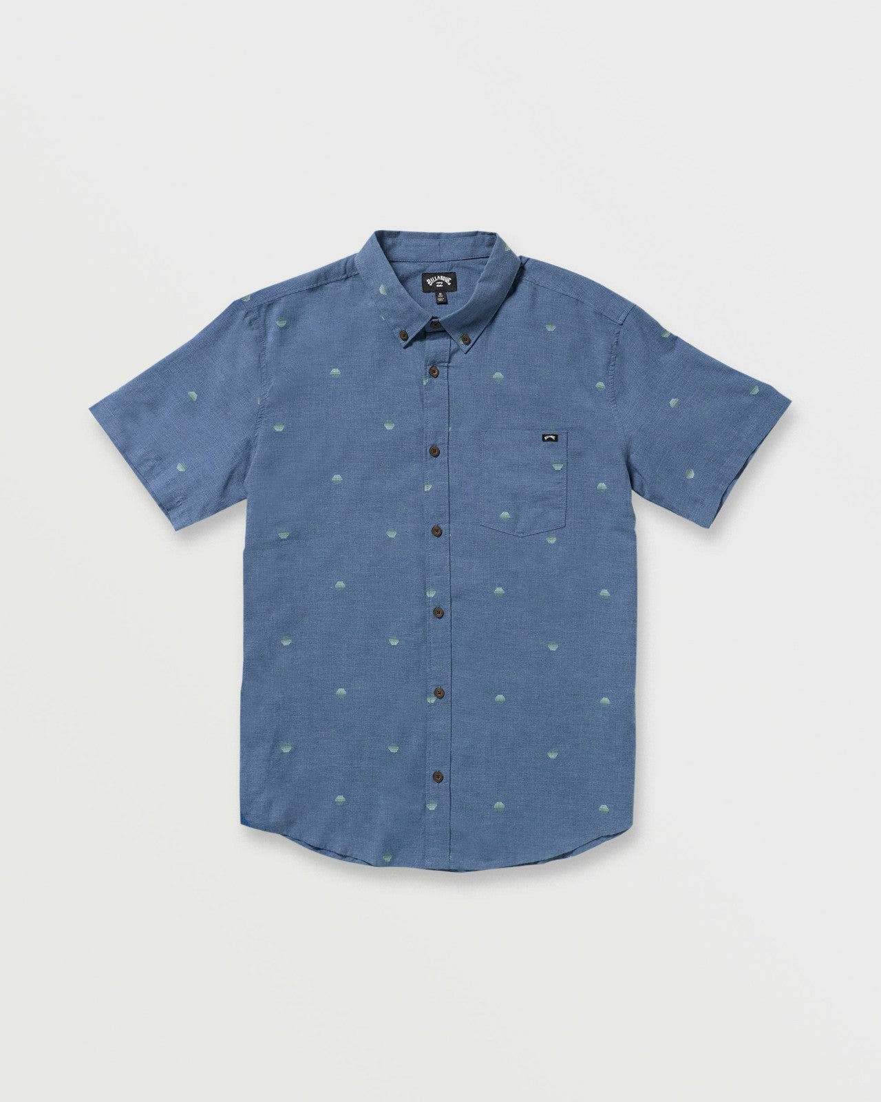 All Day Jacquard Short Sleeve Shirt | Deep Blue Billabong