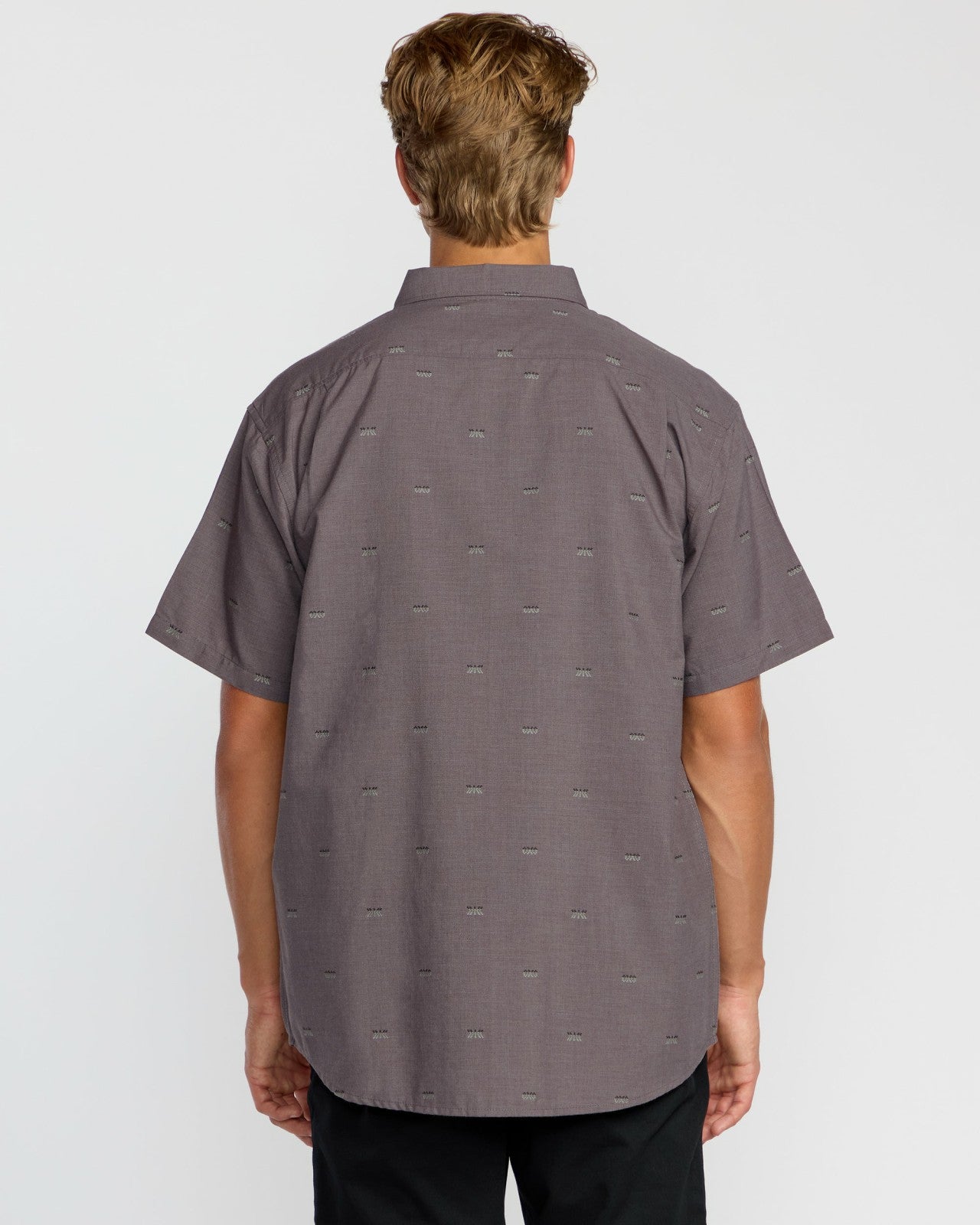 All Day Jacquard Short Sleeve Shirt | Gray Violet Billabong